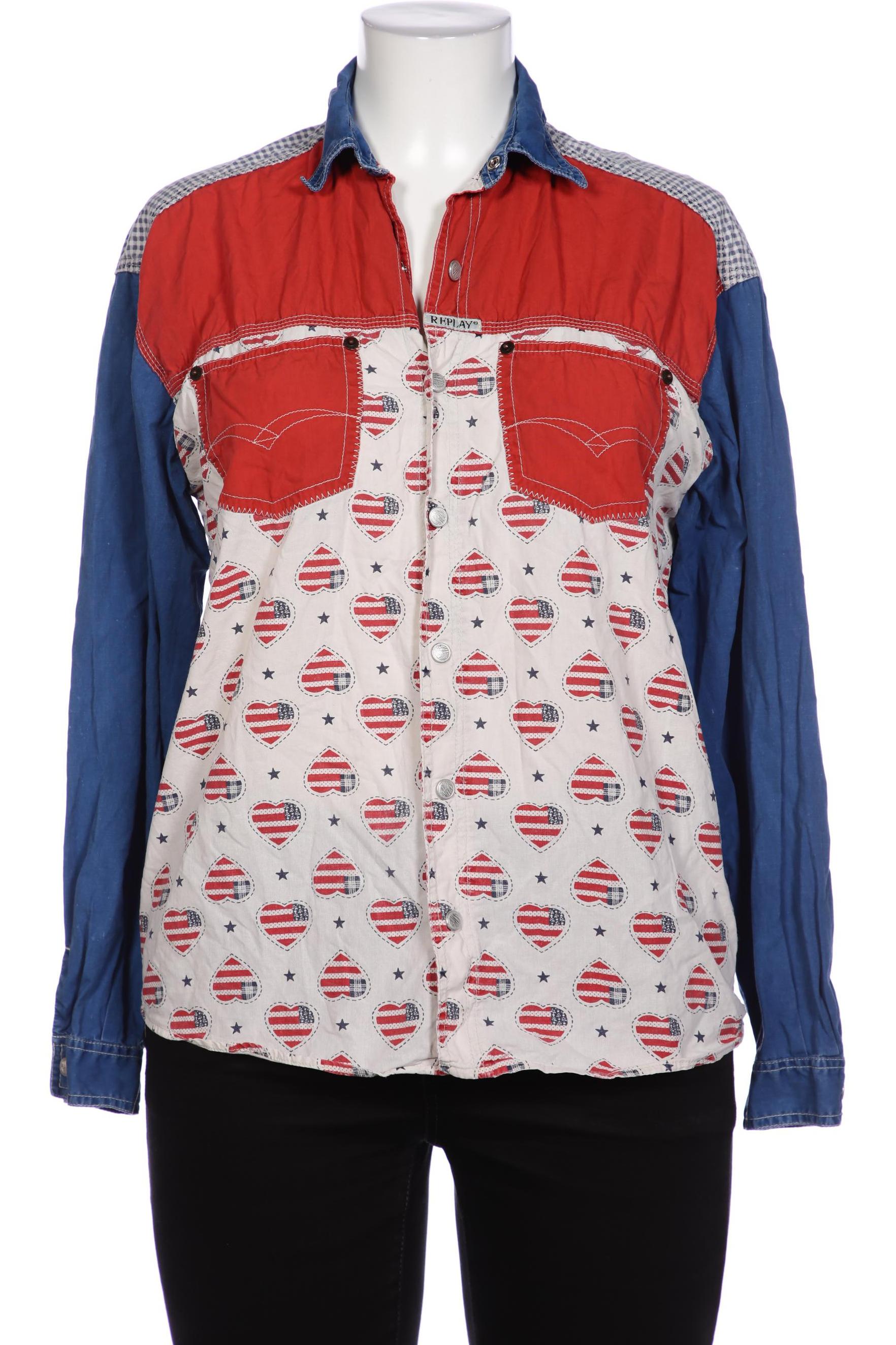 

Replay Damen Bluse, beige, Gr. 42