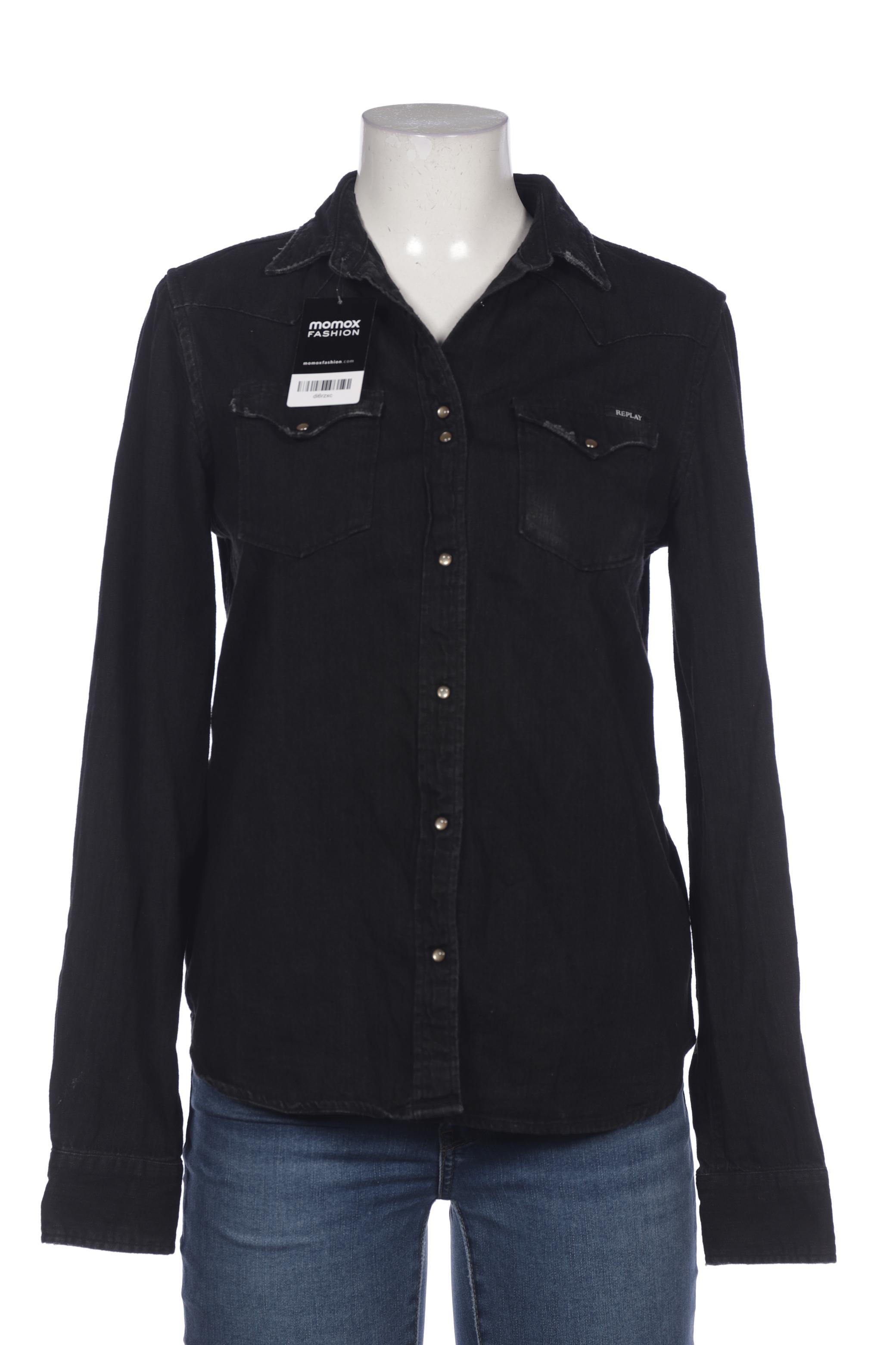 

Replay Damen Bluse, schwarz