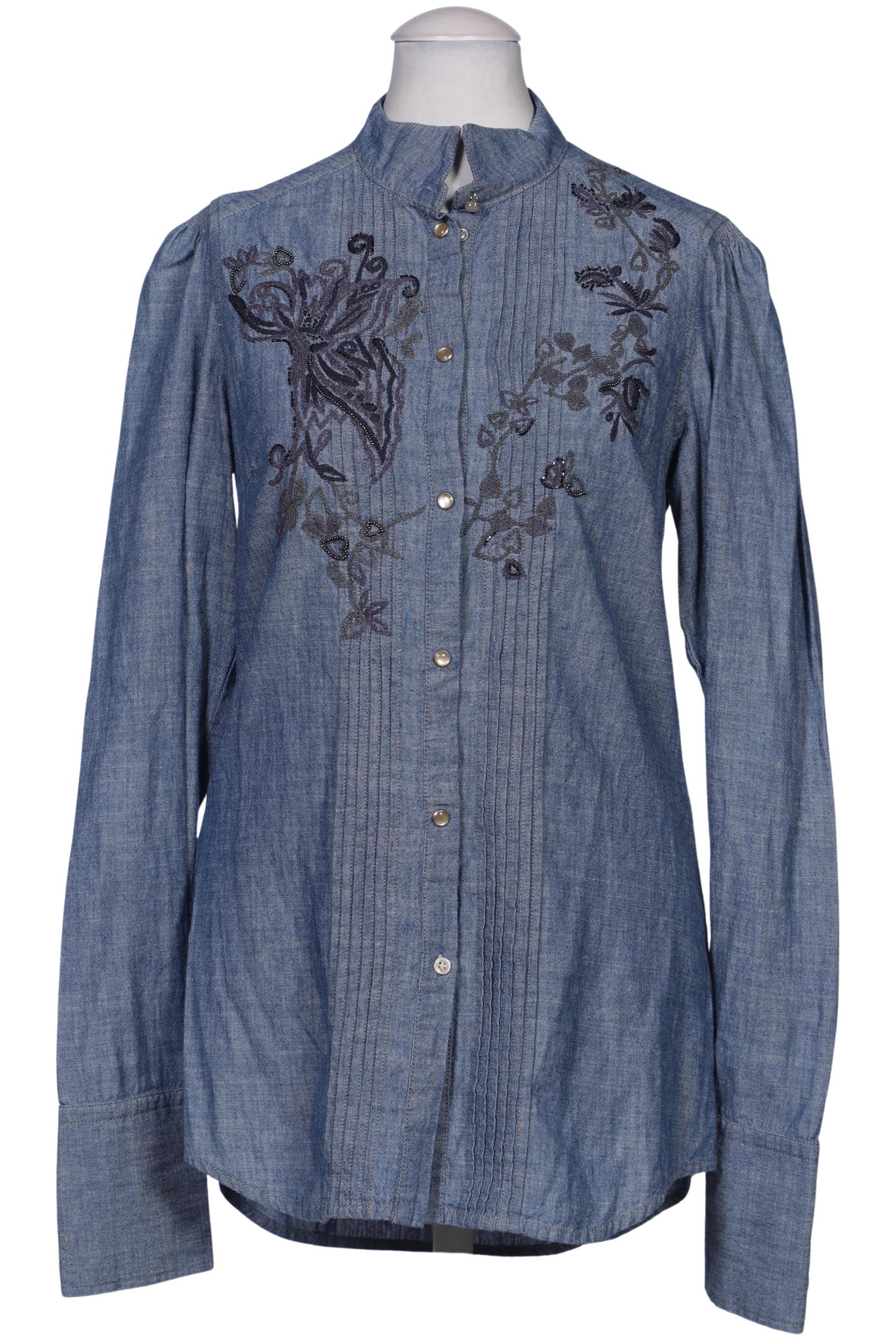 

Replay Damen Bluse, blau, Gr. 36