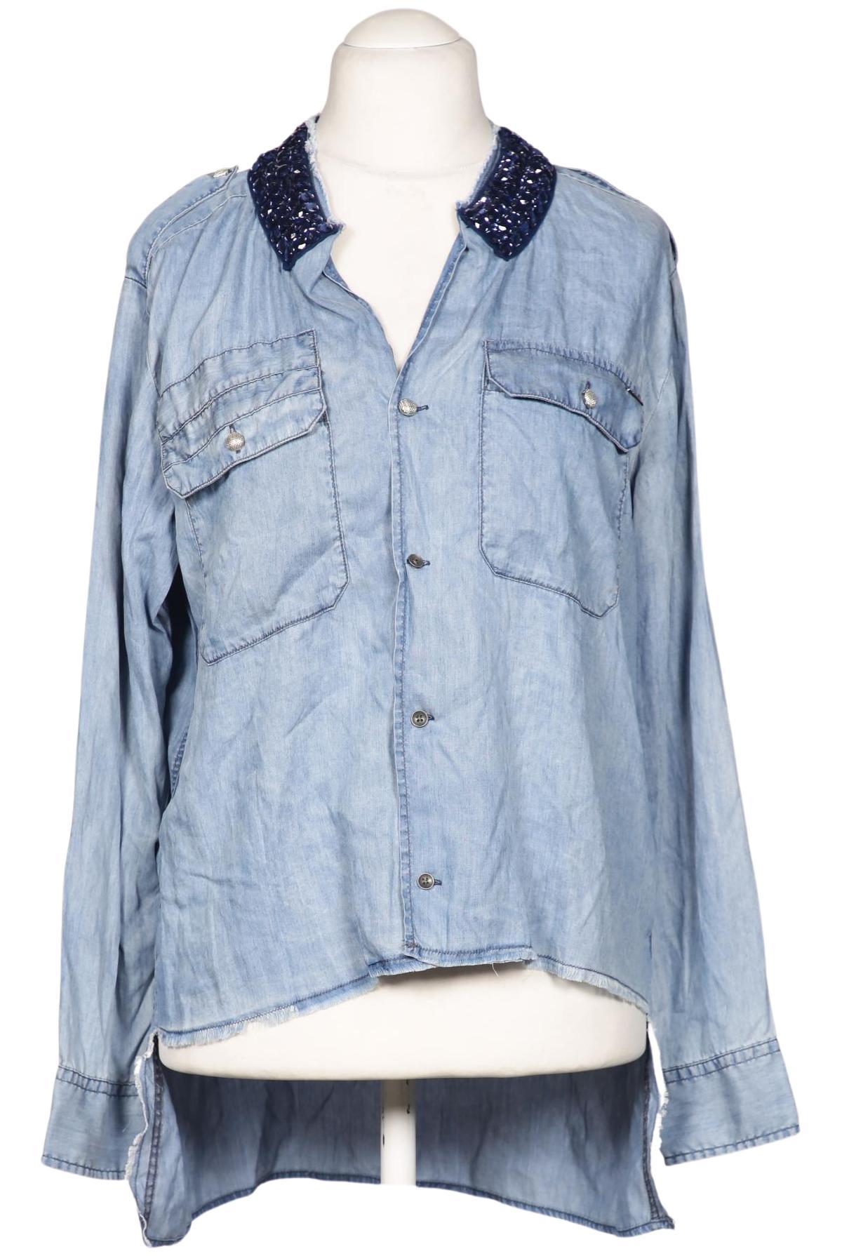 

Replay Damen Bluse, hellblau, Gr. 42