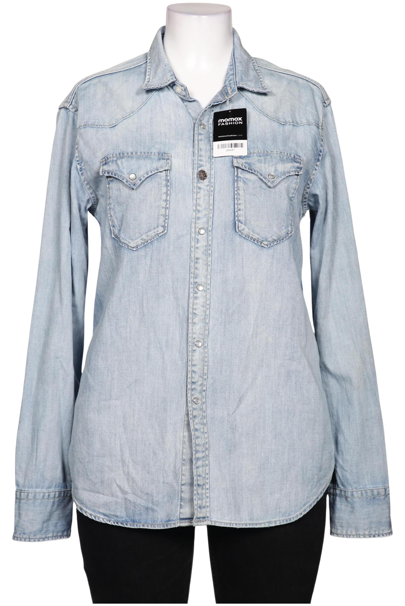 

Replay Damen Bluse, hellblau, Gr. 42