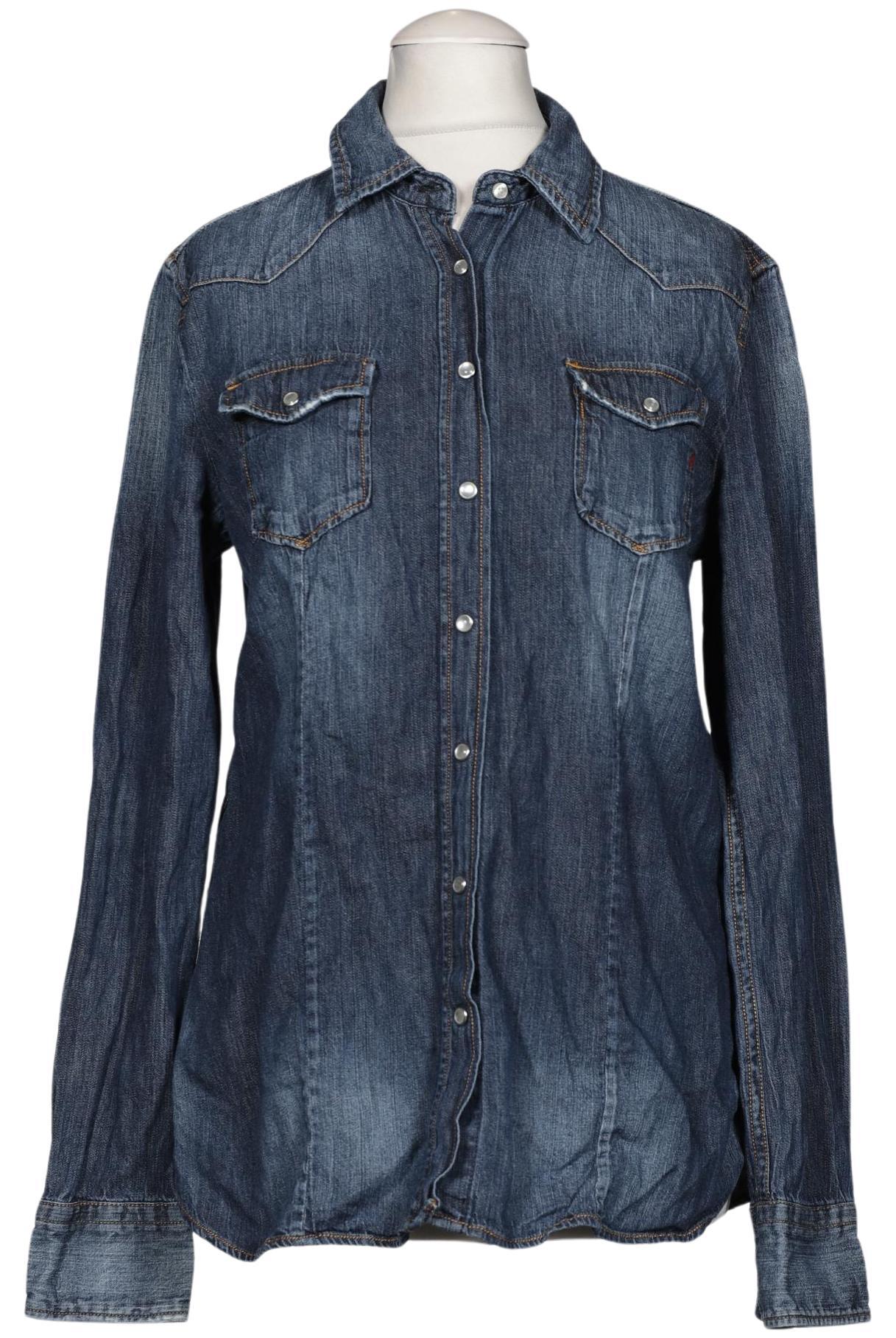 

Replay Damen Bluse, blau, Gr. 36