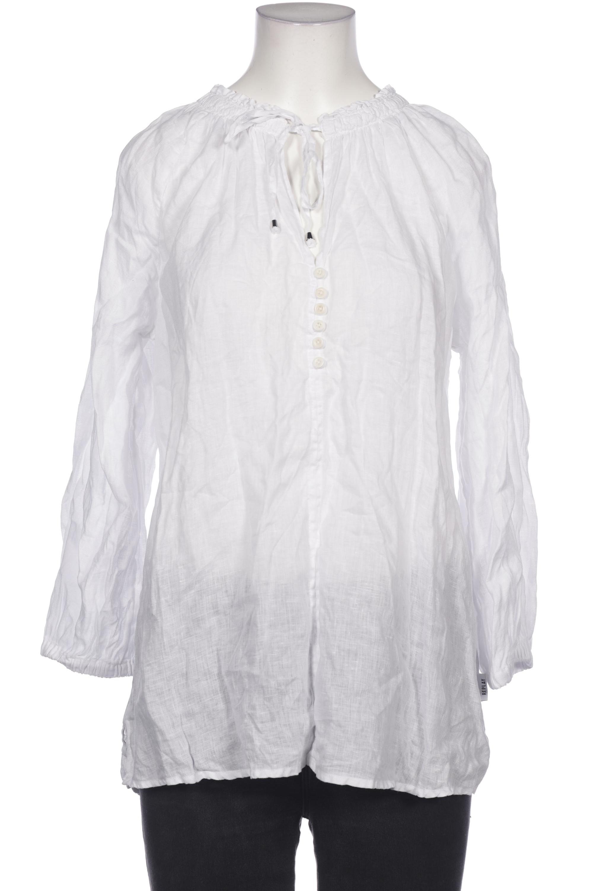 

Replay Damen Bluse, weiß, Gr. 36