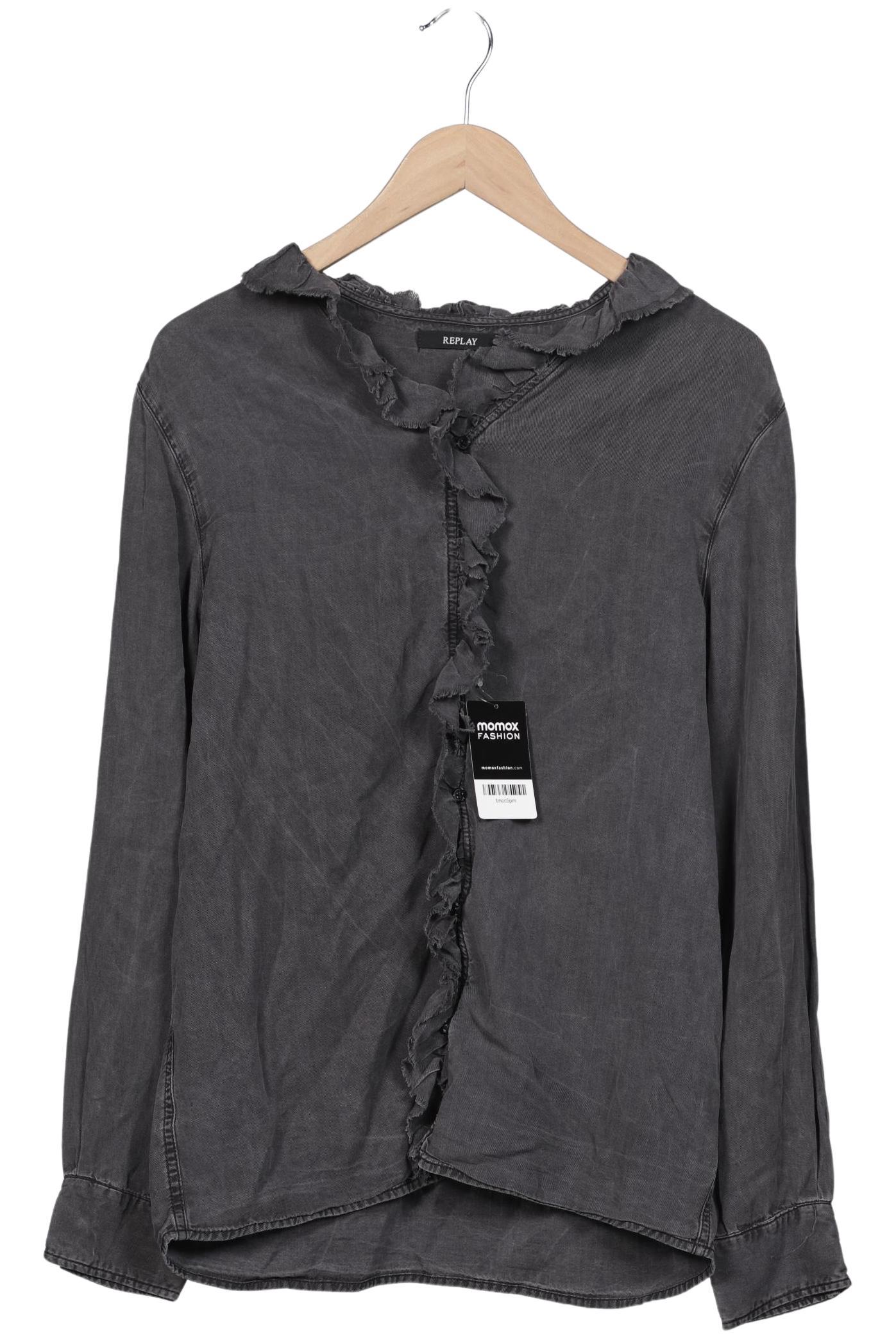 

Replay Damen Bluse, grau, Gr. 38