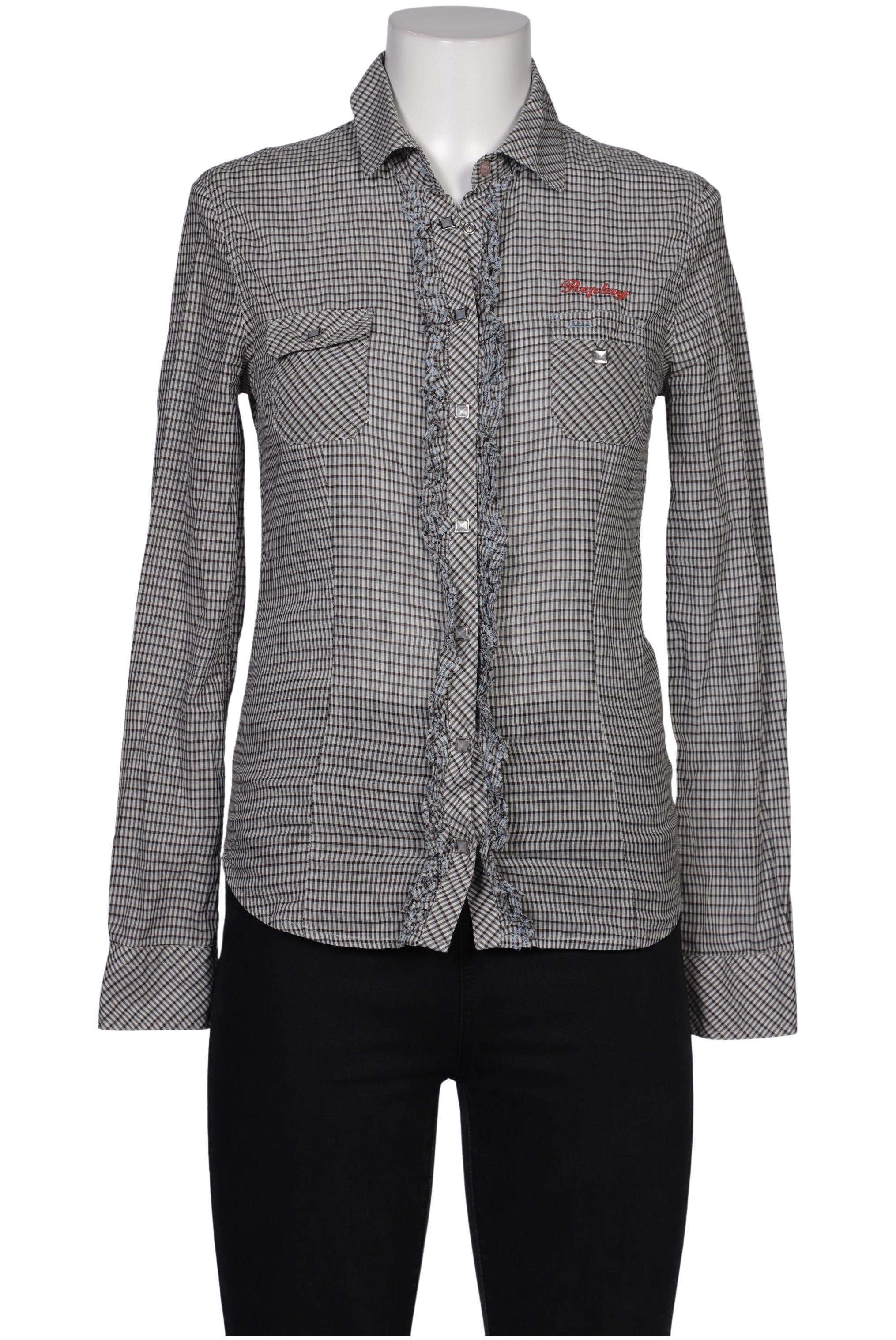 

Replay Damen Bluse, grau, Gr. 38