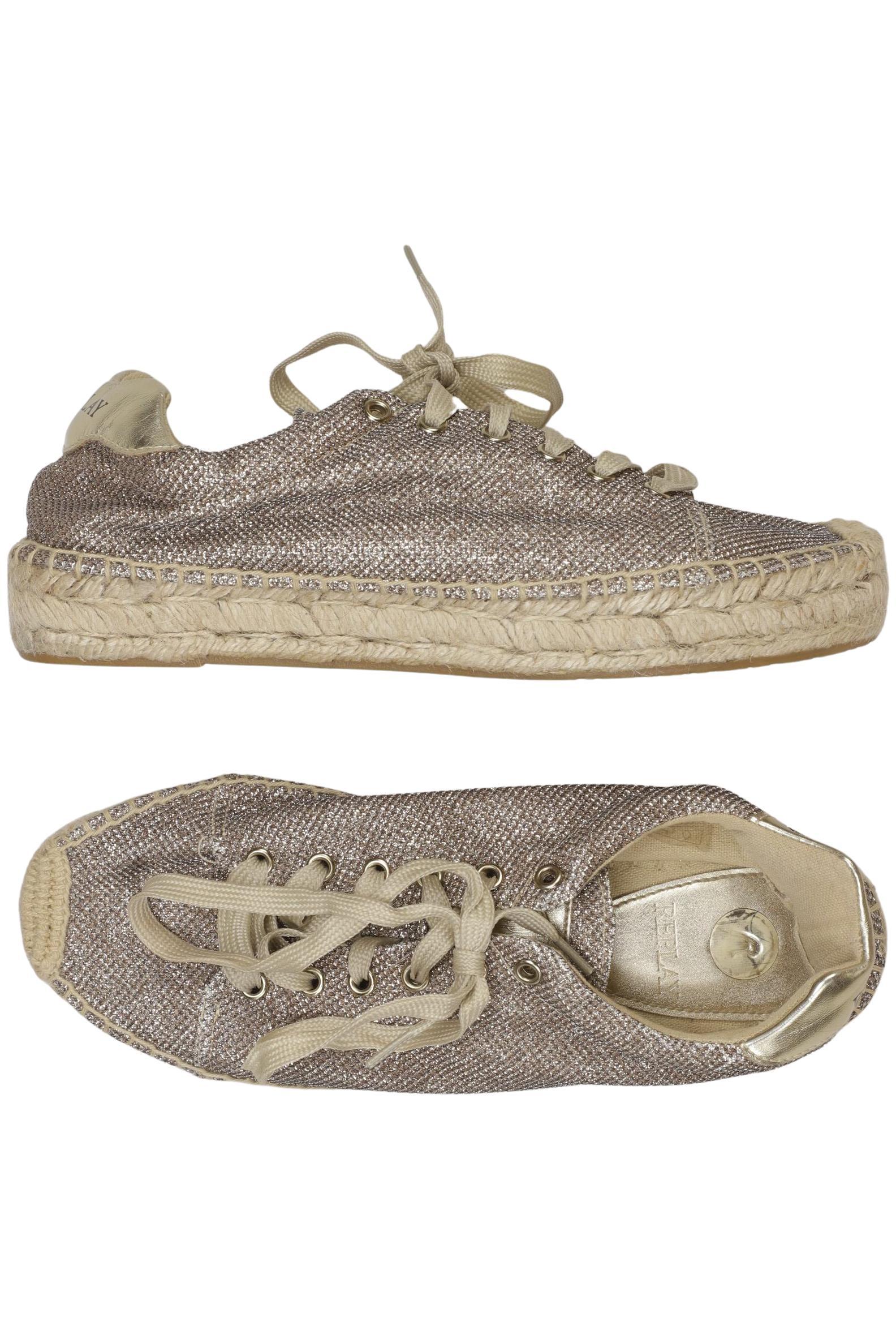 

Replay Damen Halbschuh, silber, Gr. 37