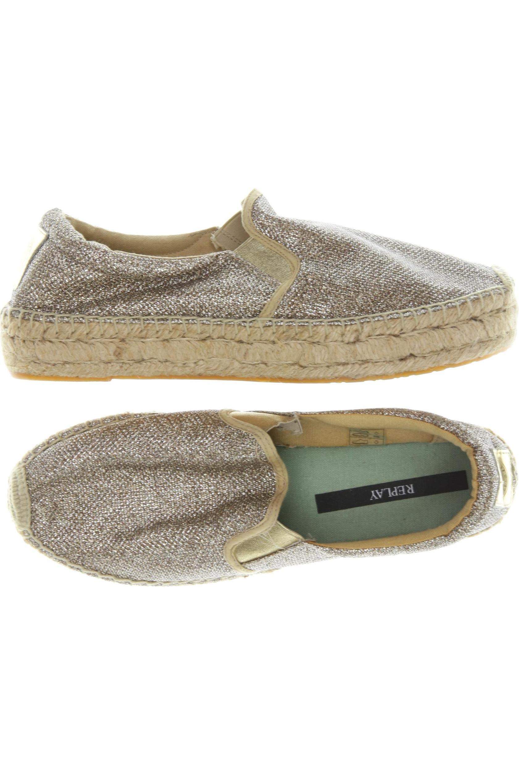 

Replay Damen Halbschuh, gold, Gr. 39