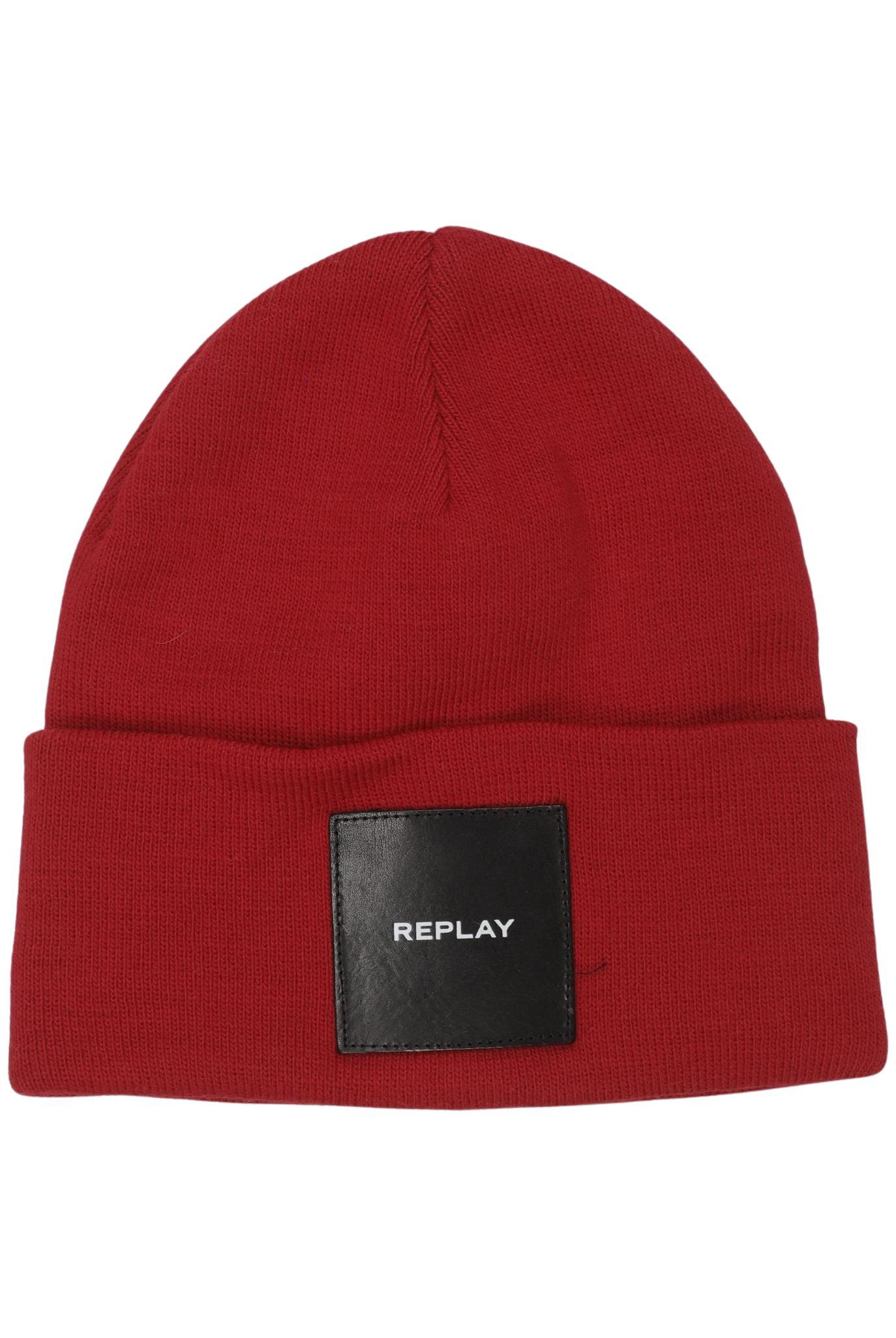 

Replay Damen Hut/Mütze, rot, Gr. uni