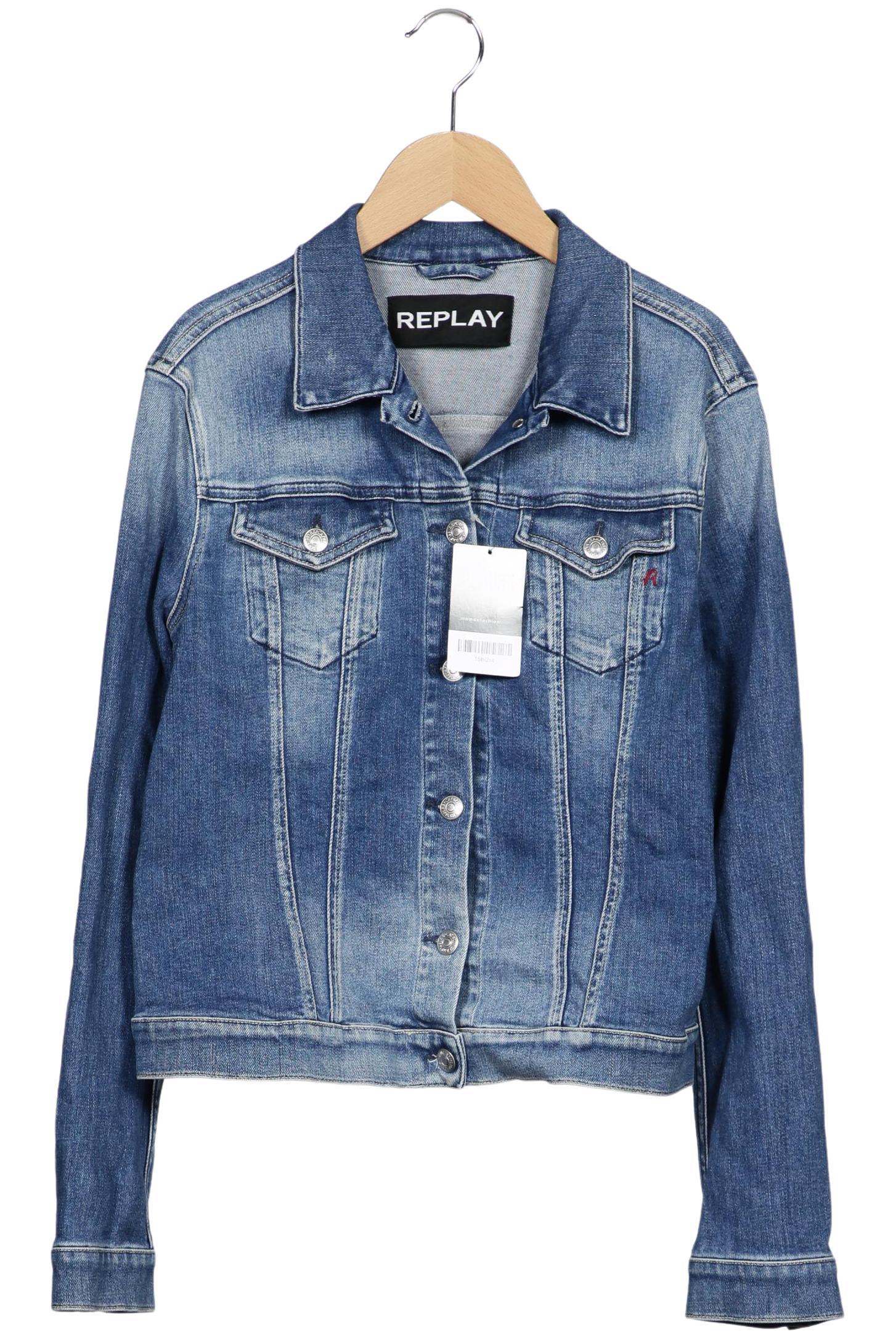 

Replay Damen Jacke, blau, Gr. 38