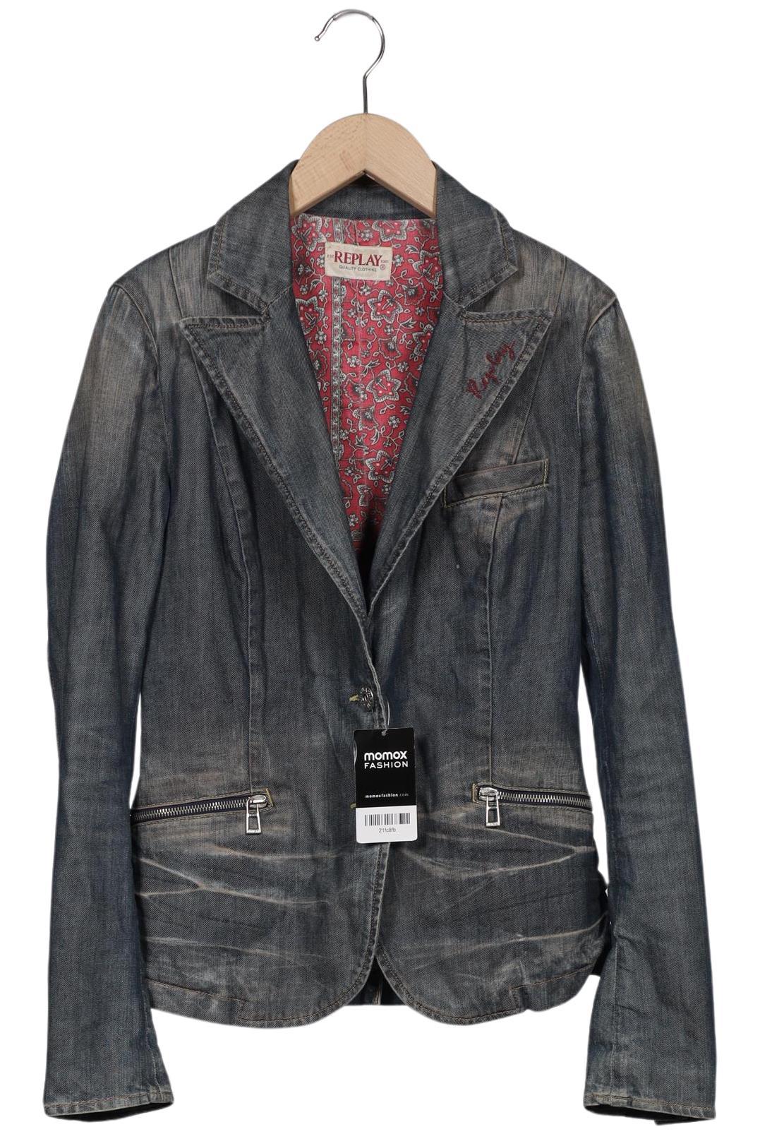 

Replay Damen Jacke, blau, Gr. 38