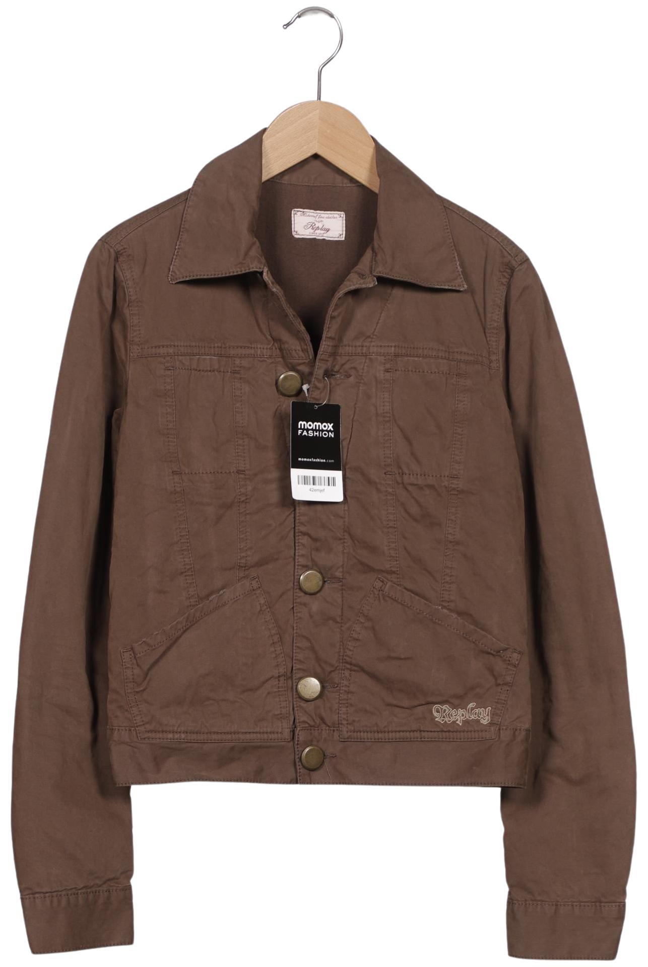 

Replay Damen Jacke, braun, Gr. 34