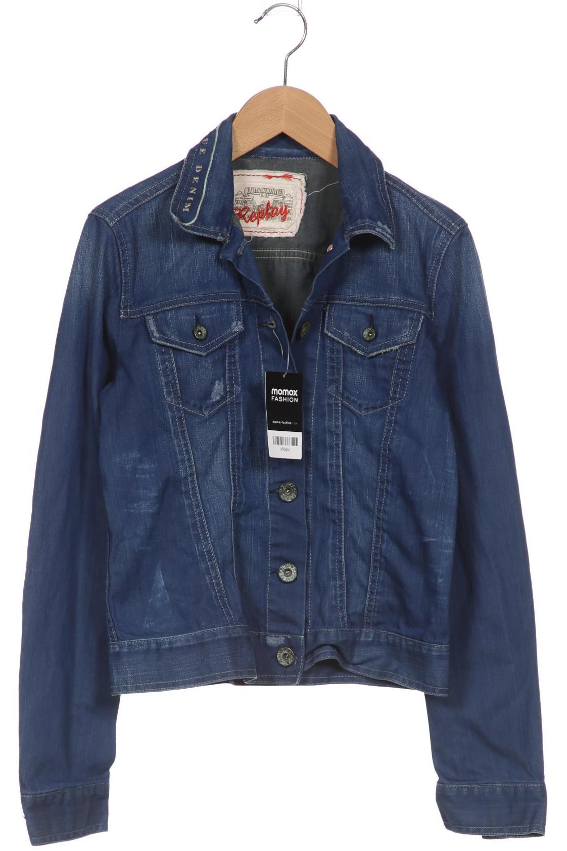

Replay Damen Jacke, blau, Gr. 36