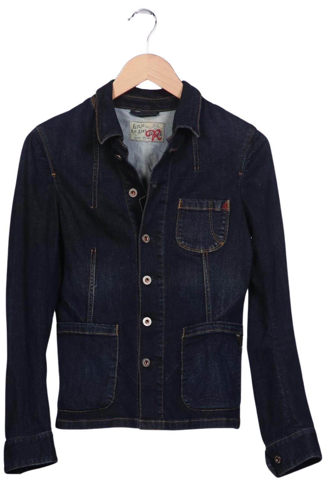 

Replay Damen Jacke, marineblau, Gr. 36