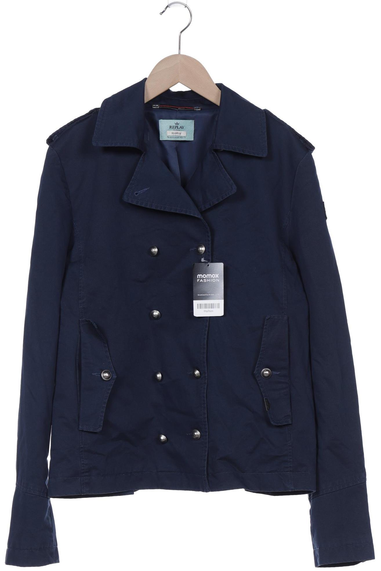 

Replay Damen Jacke, marineblau, Gr. 44