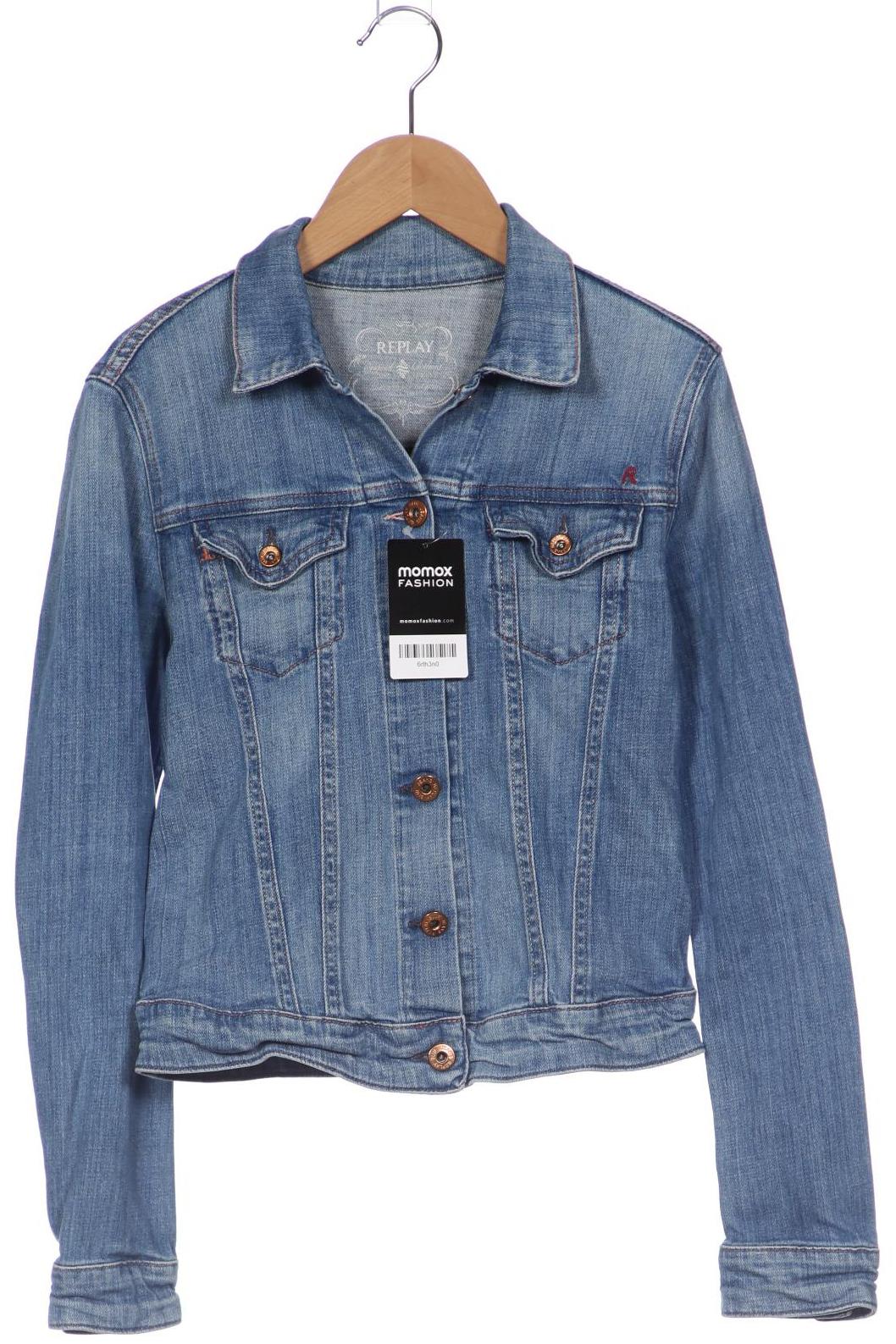 

Replay Damen Jacke, blau