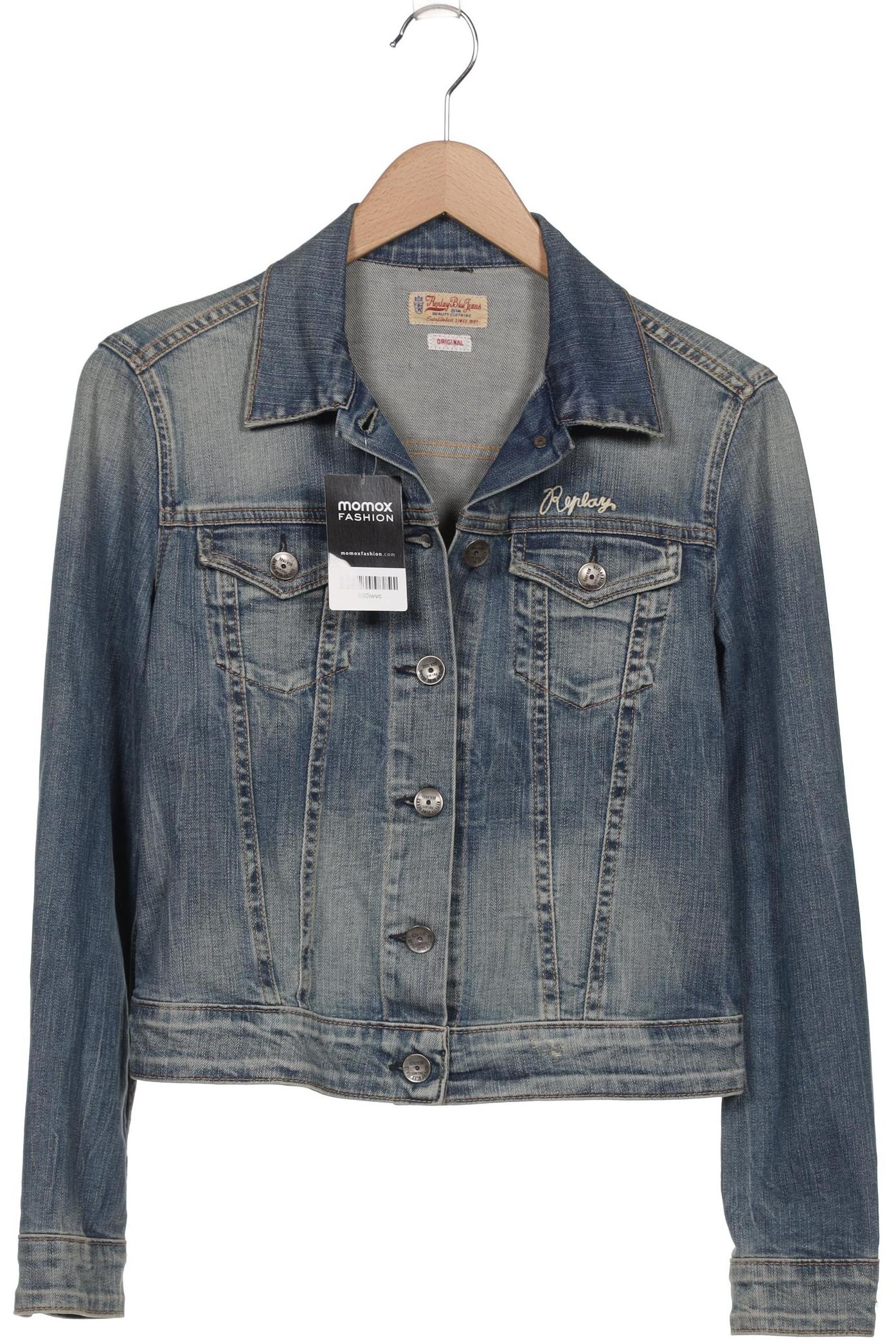 

Replay Damen Jacke, blau, Gr. 38