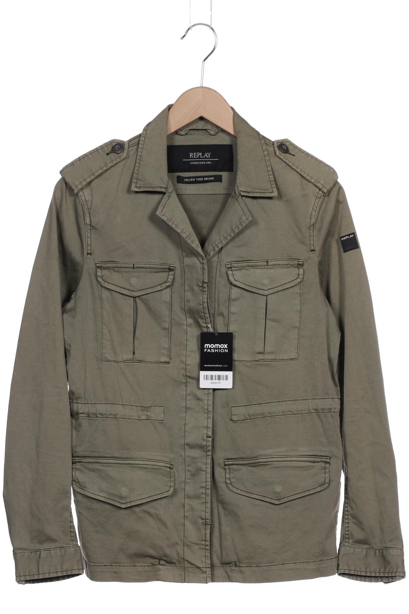 

Replay Damen Jacke, grün, Gr. 36