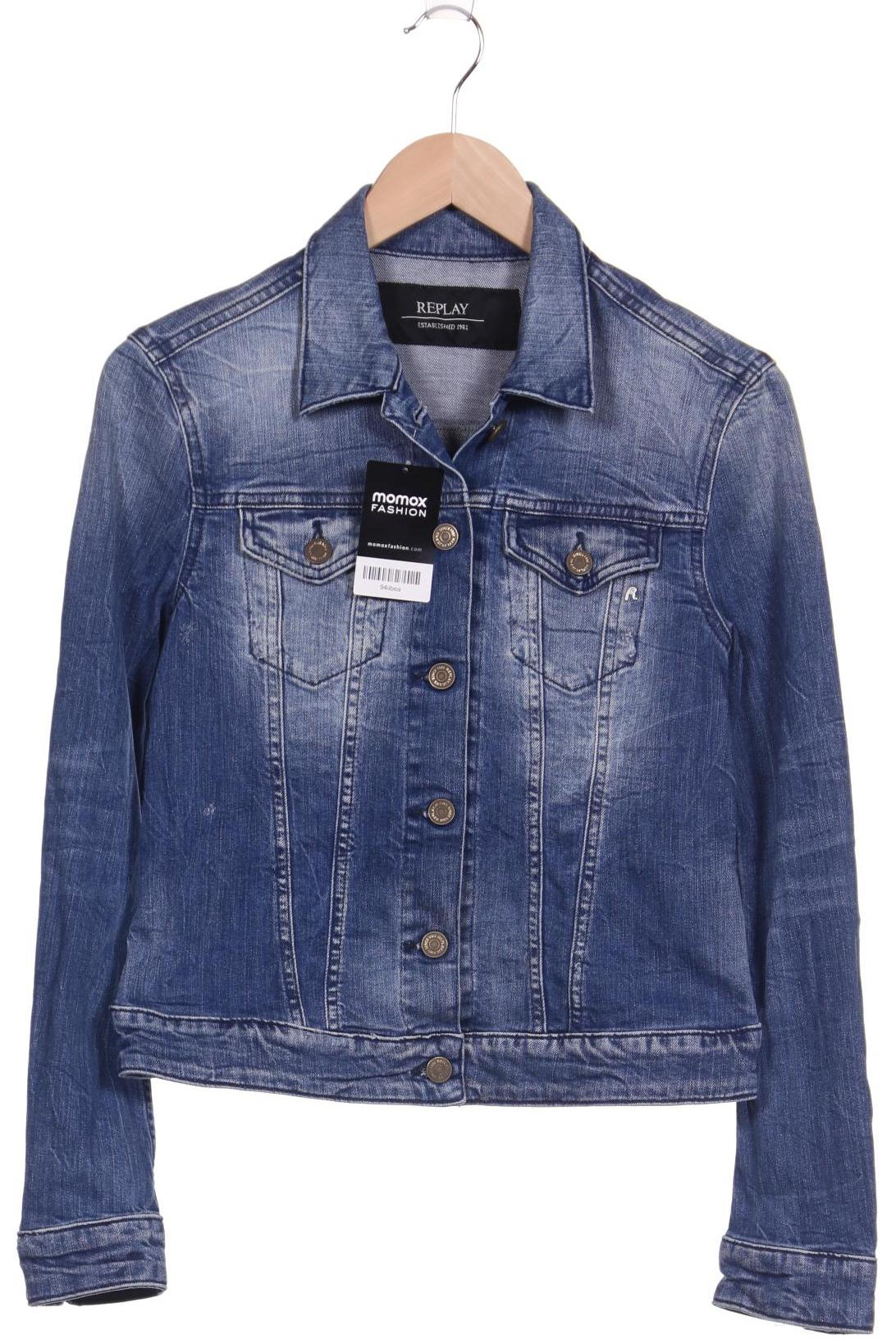 

Replay Damen Jacke, blau