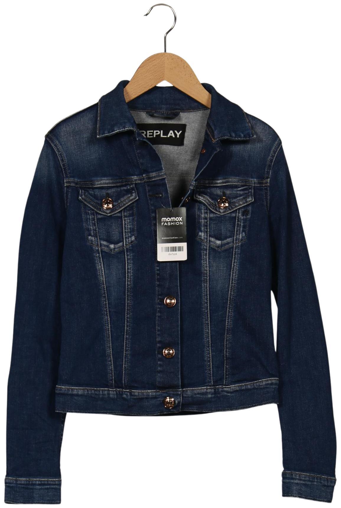 

Replay Damen Jacke, marineblau, Gr. 34