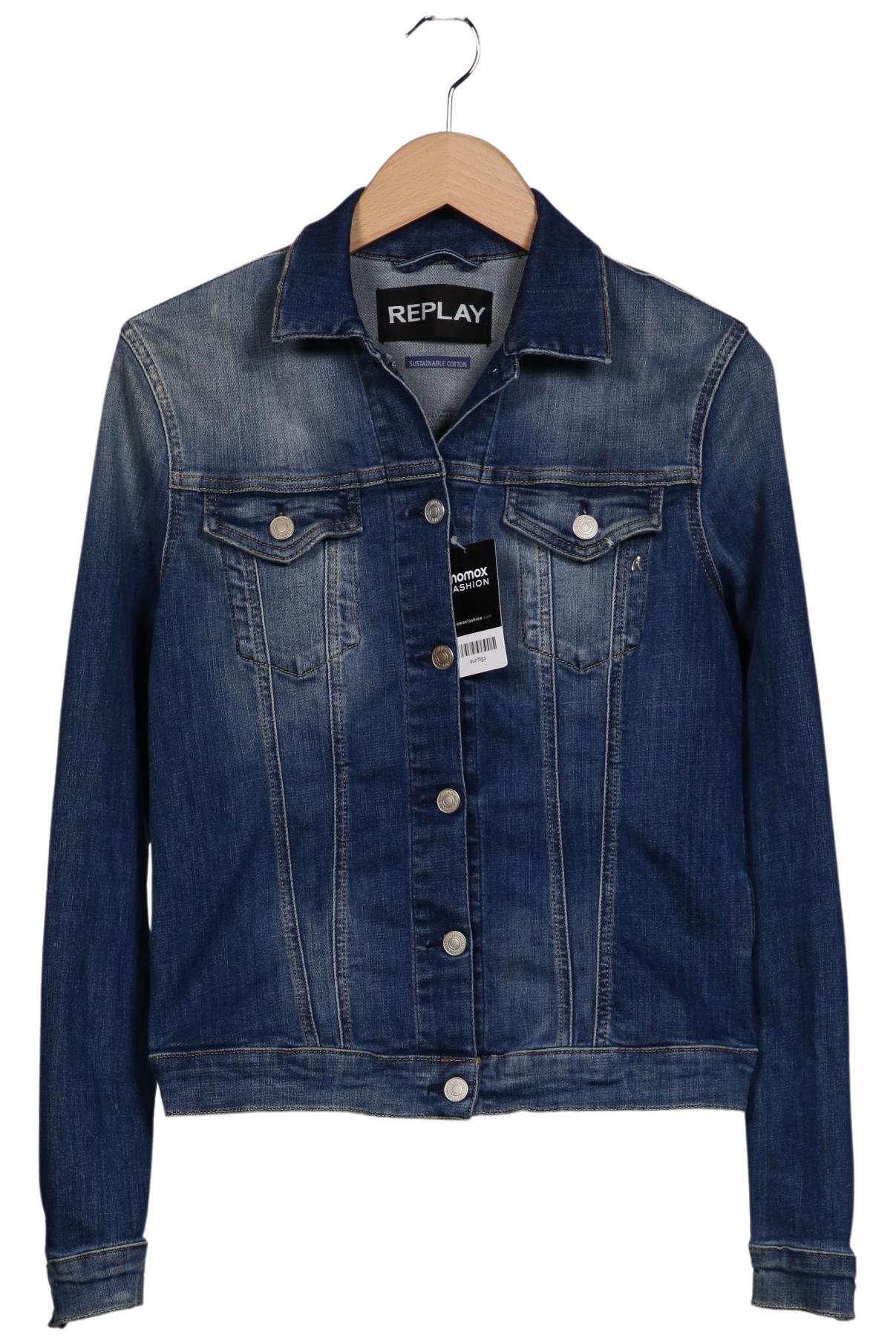 

Replay Damen Jacke, blau, Gr. 42