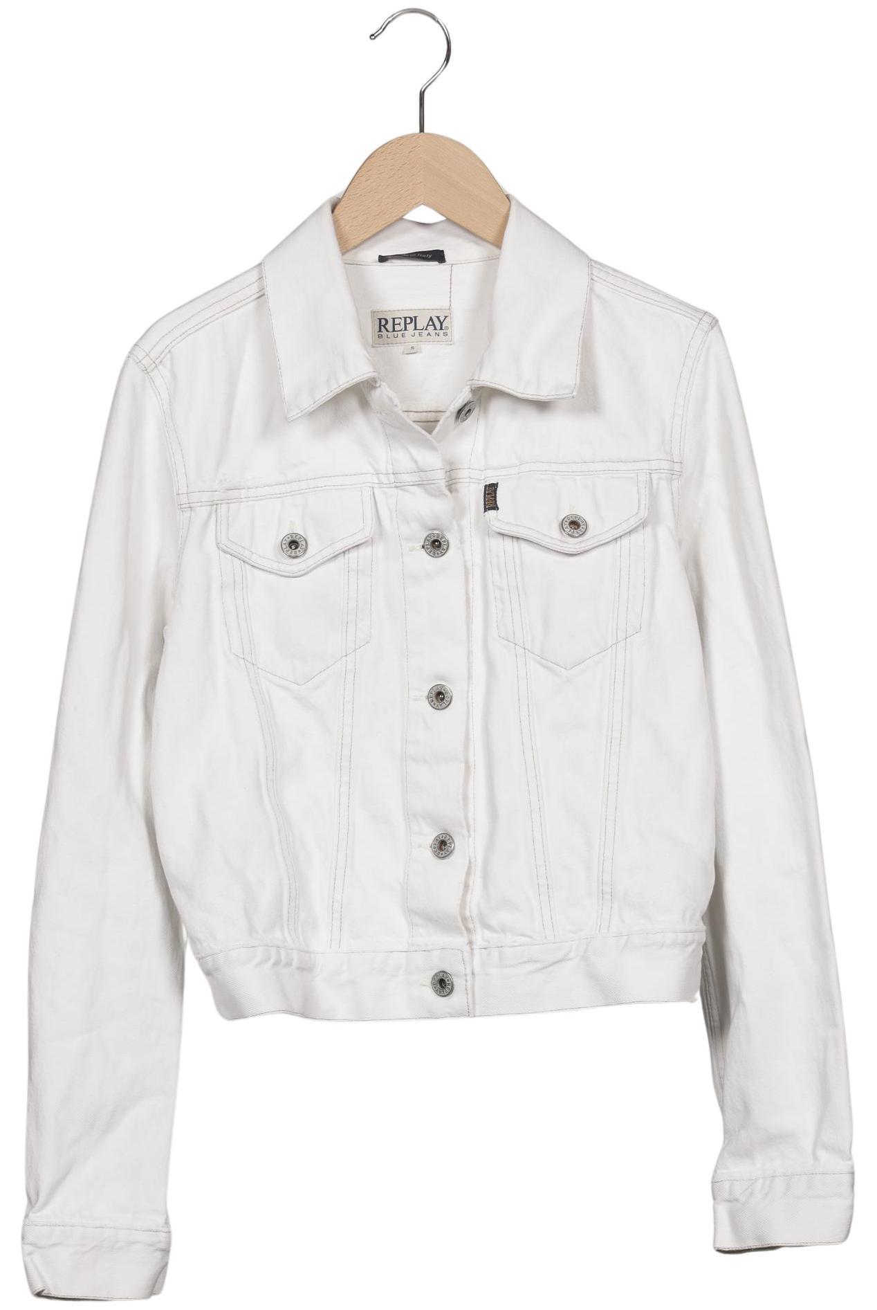 

Replay Damen Jacke, weiß, Gr. 36