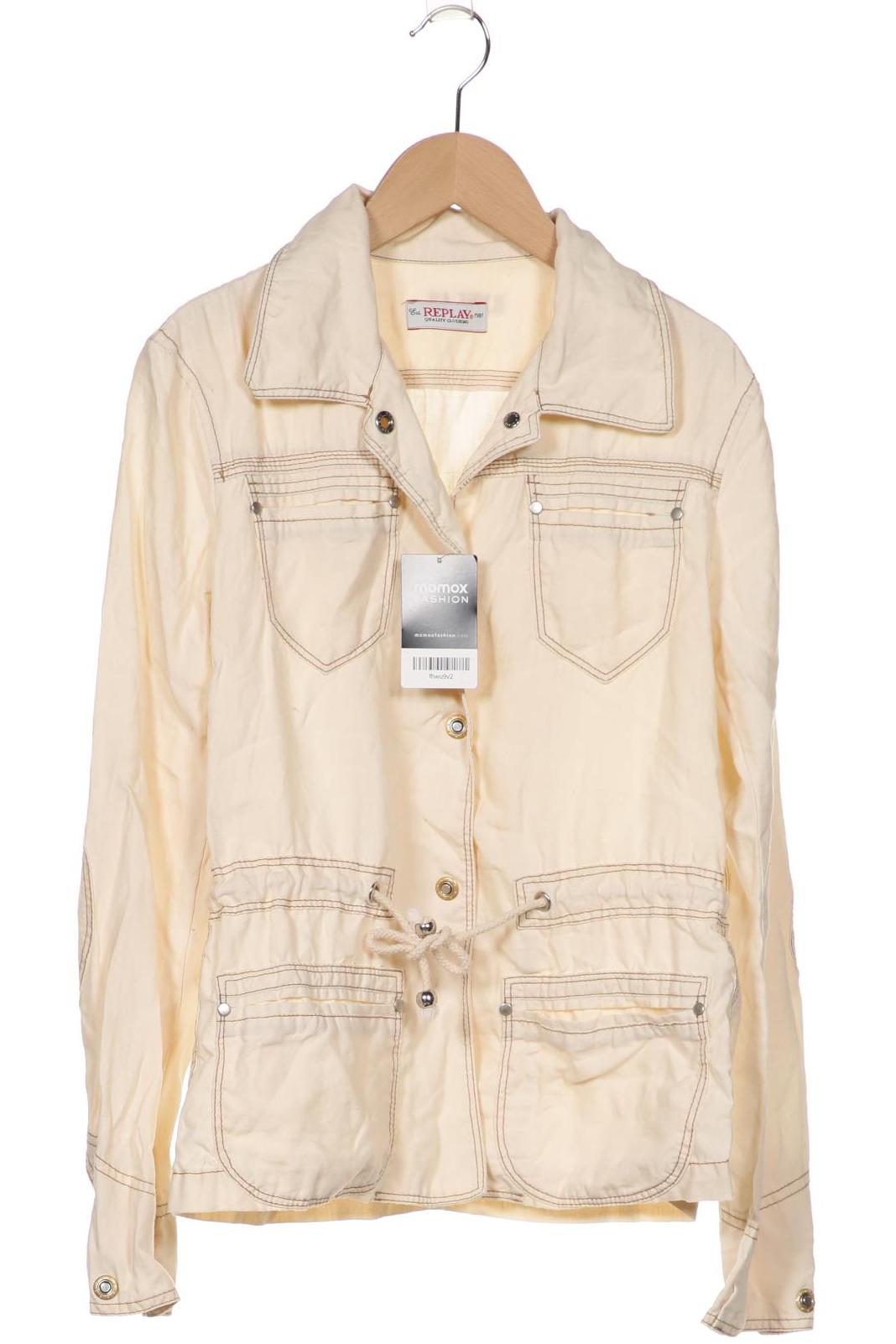 

Replay Damen Jacke, cremeweiß