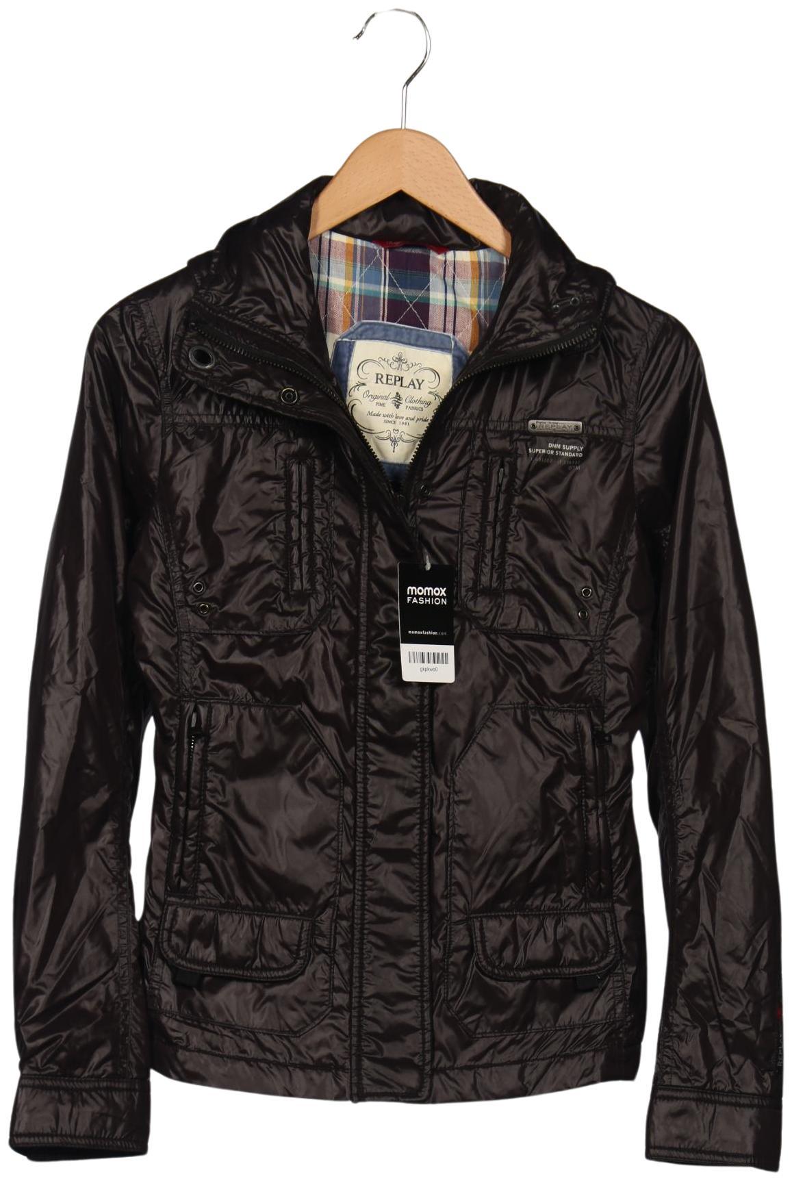 

Replay Damen Jacke, schwarz, Gr. 34