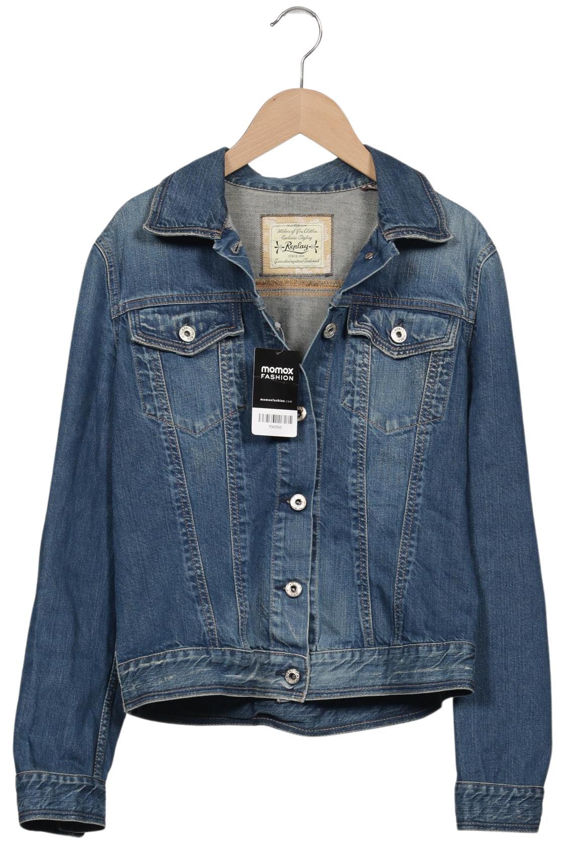 

Replay Damen Jacke, blau, Gr. 42