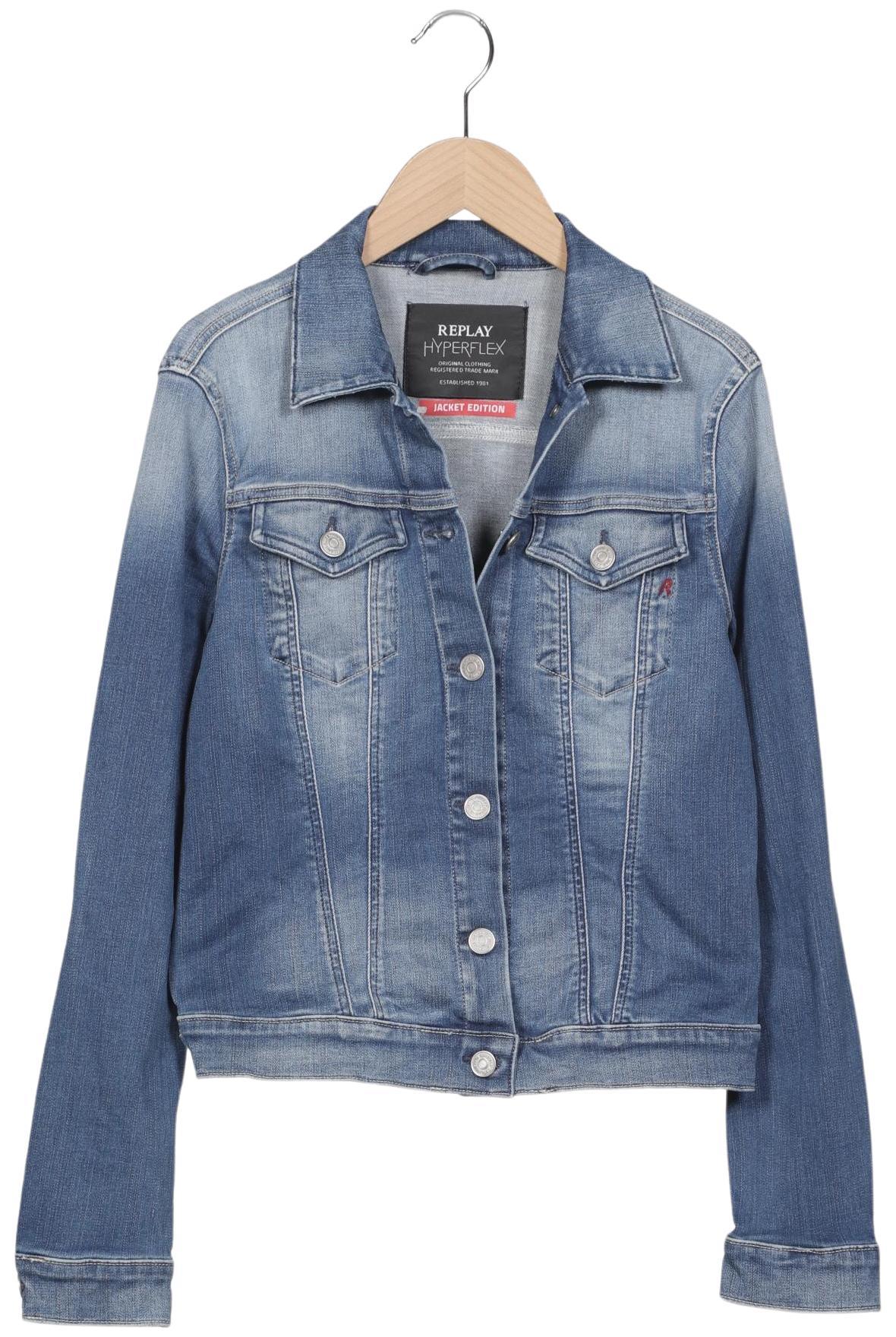 

Replay Damen Jacke, blau, Gr. 34