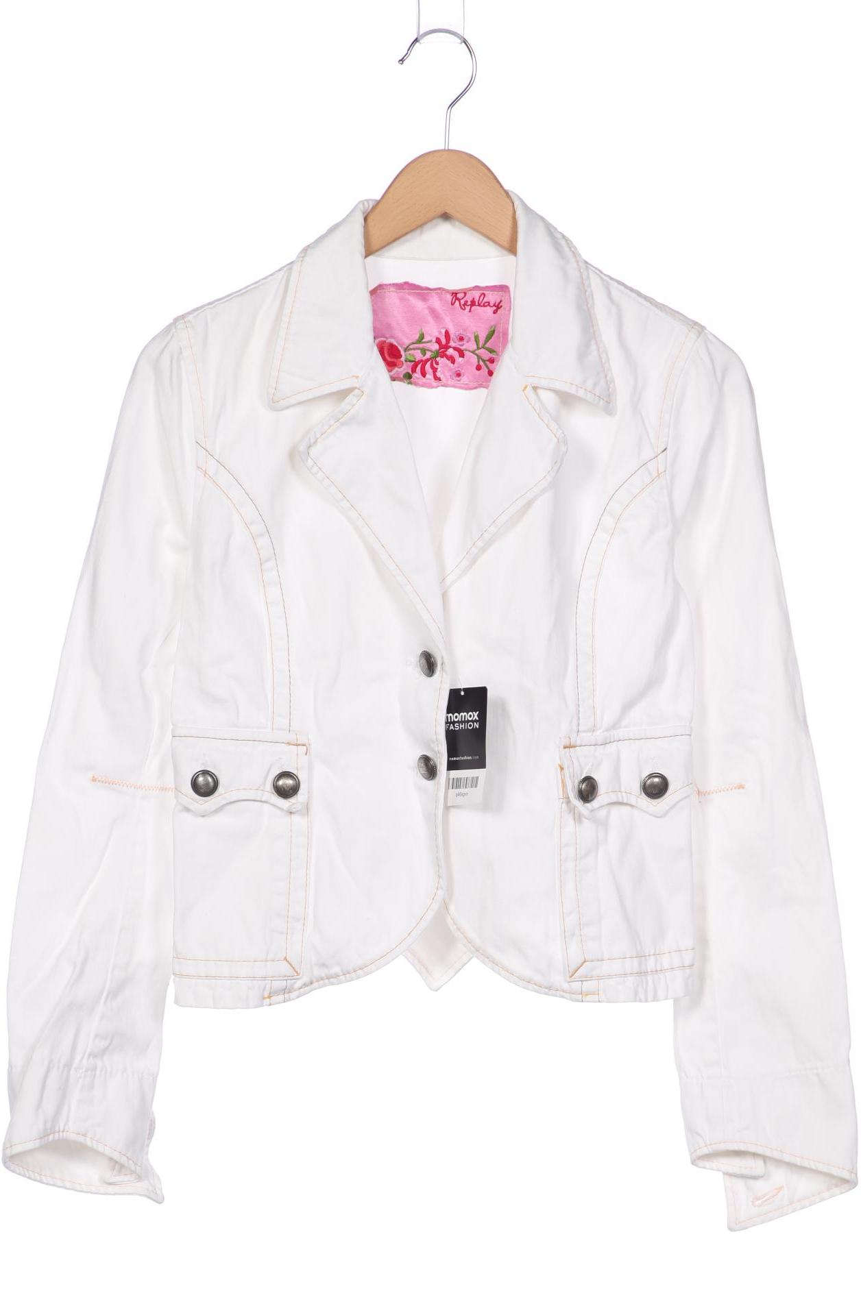 

Replay Damen Jacke, weiß, Gr. 42