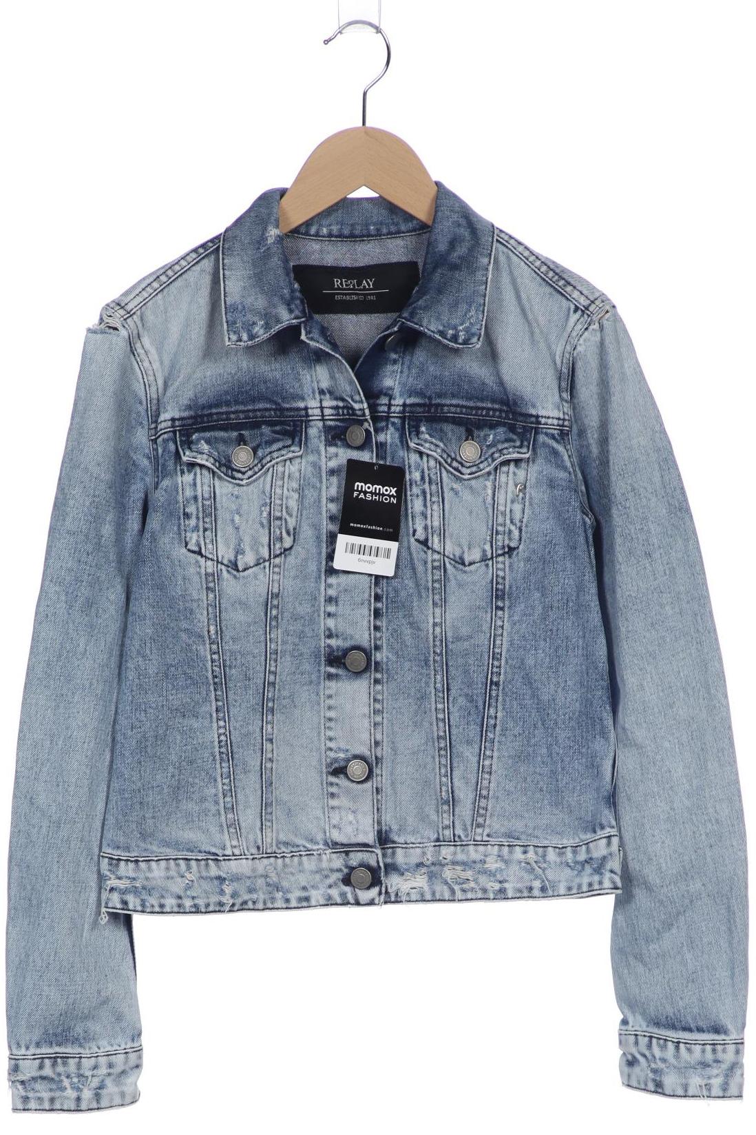

Replay Damen Jacke, blau, Gr. 36