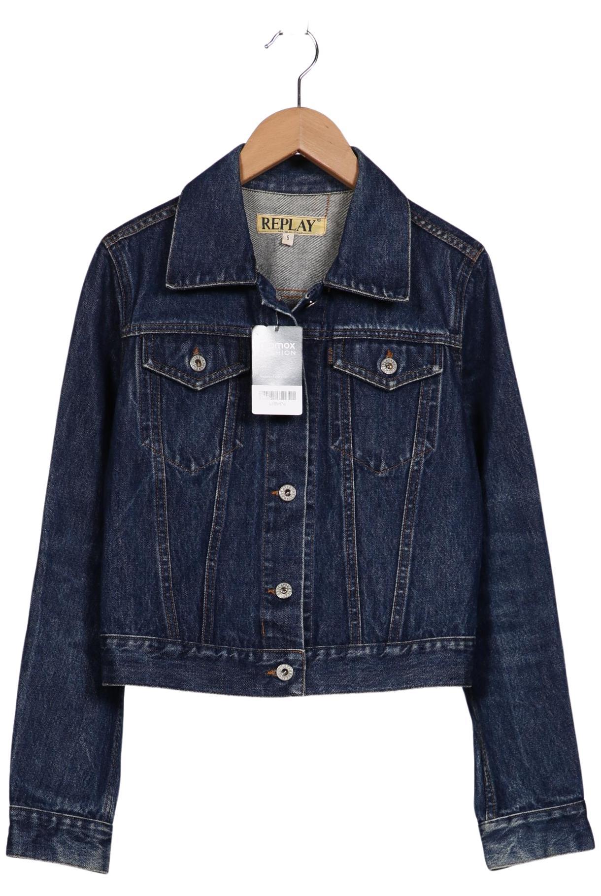 

Replay Damen Jacke, marineblau, Gr. 36