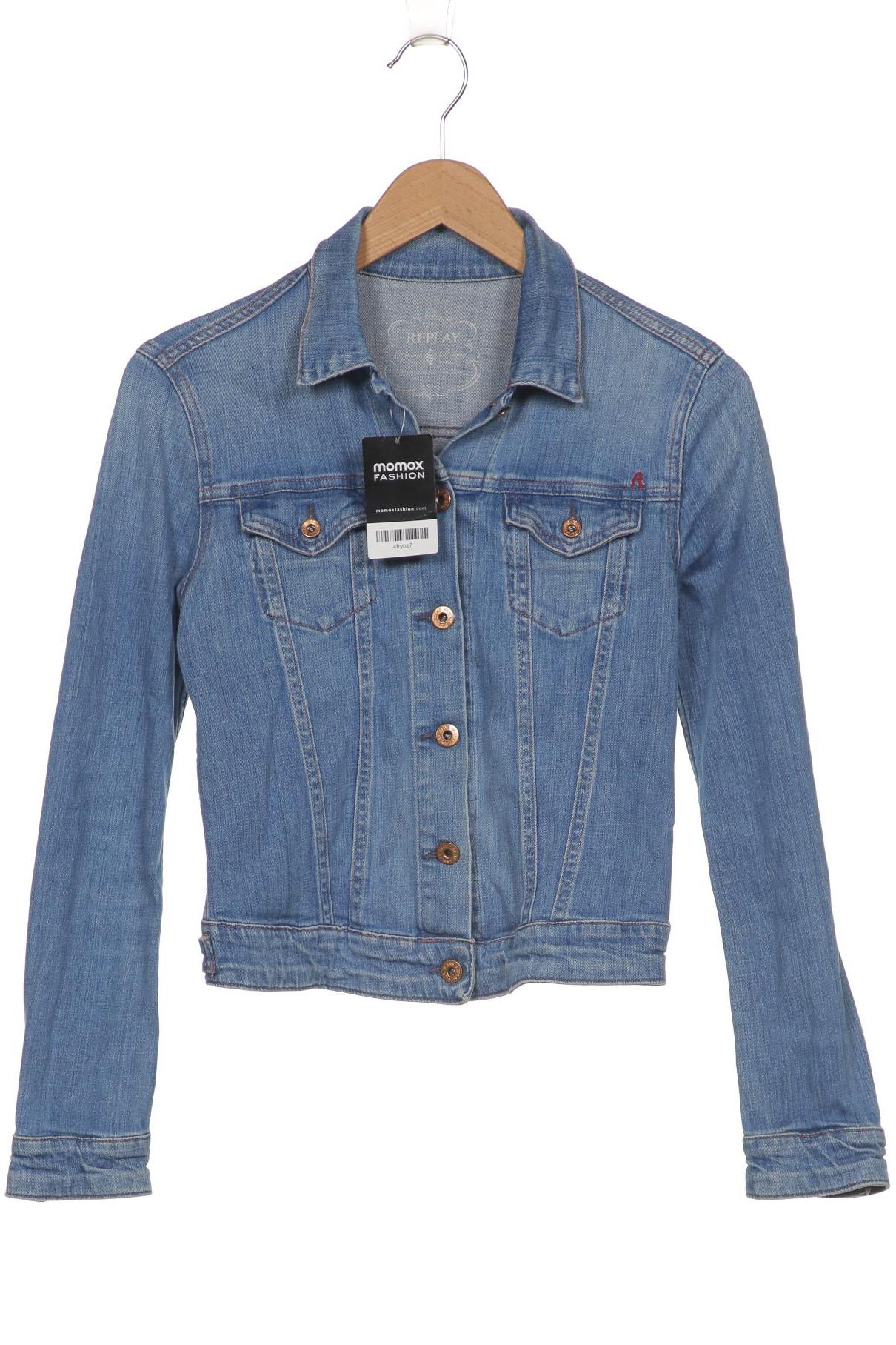 

Replay Damen Jacke, blau