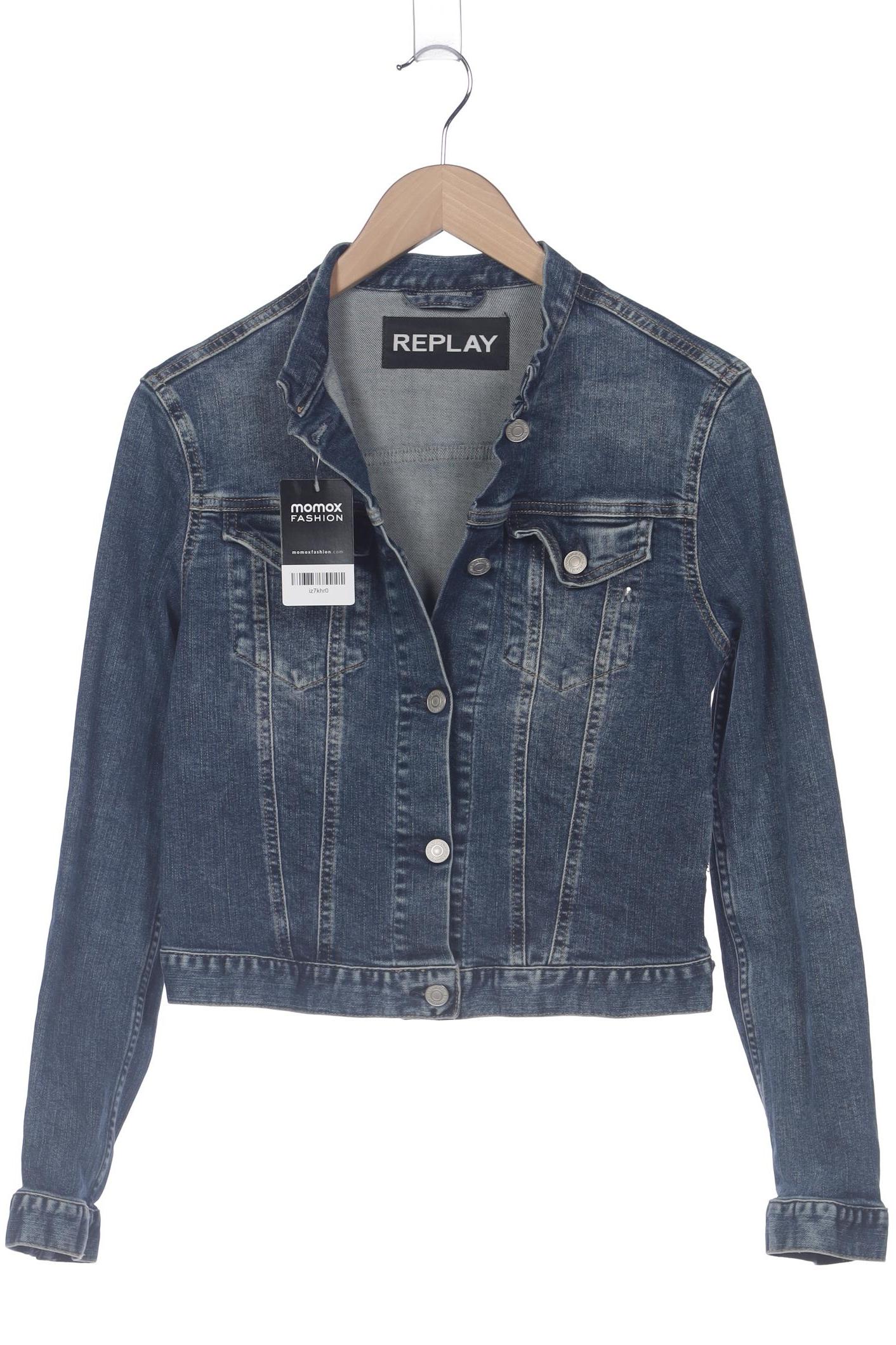 

Replay Damen Jacke, blau, Gr. 38