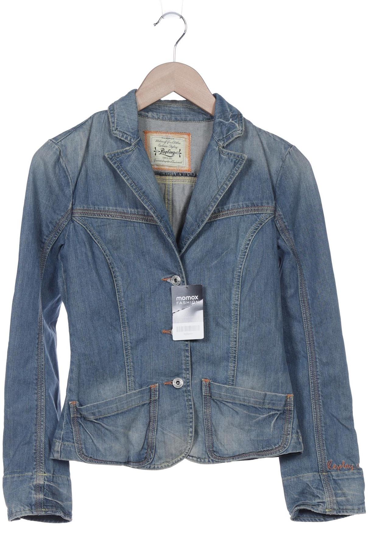 

Replay Damen Jacke, blau, Gr. 36