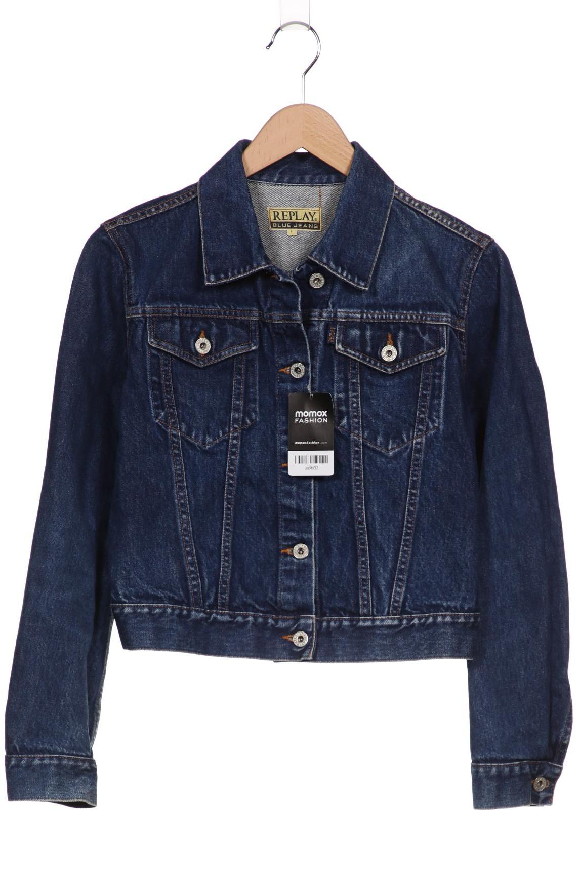 

Replay Damen Jacke, marineblau, Gr. 42