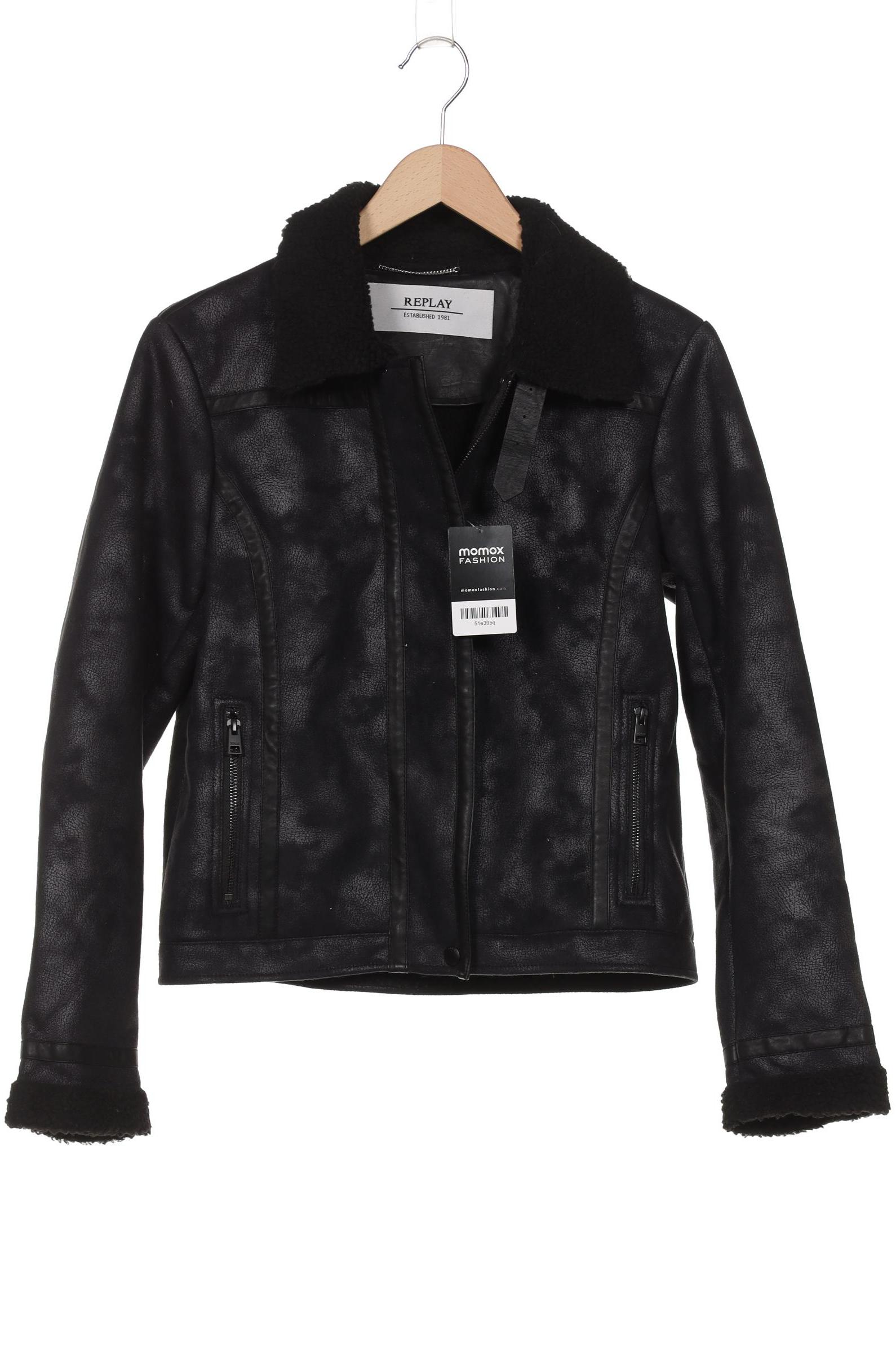 

Replay Damen Jacke, schwarz, Gr. 42