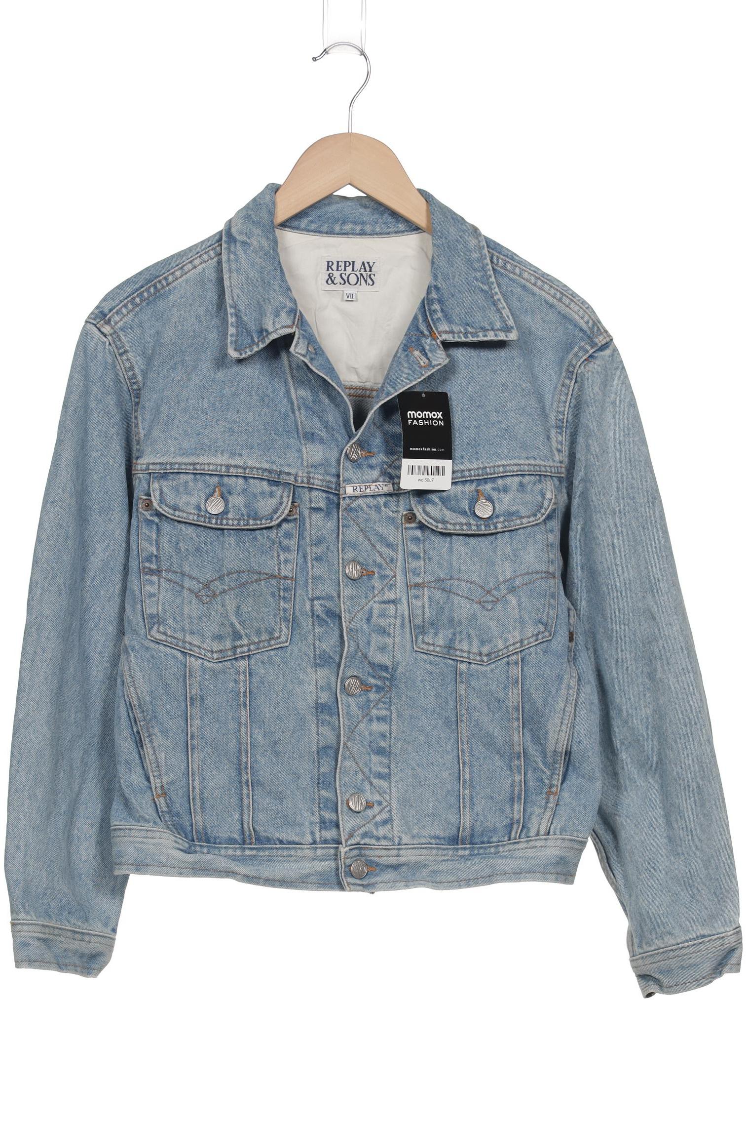 

Replay Damen Jacke, blau, Gr. 38
