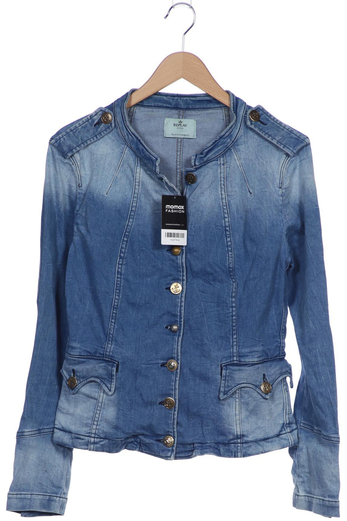 

Replay Damen Jacke, blau, Gr. 44