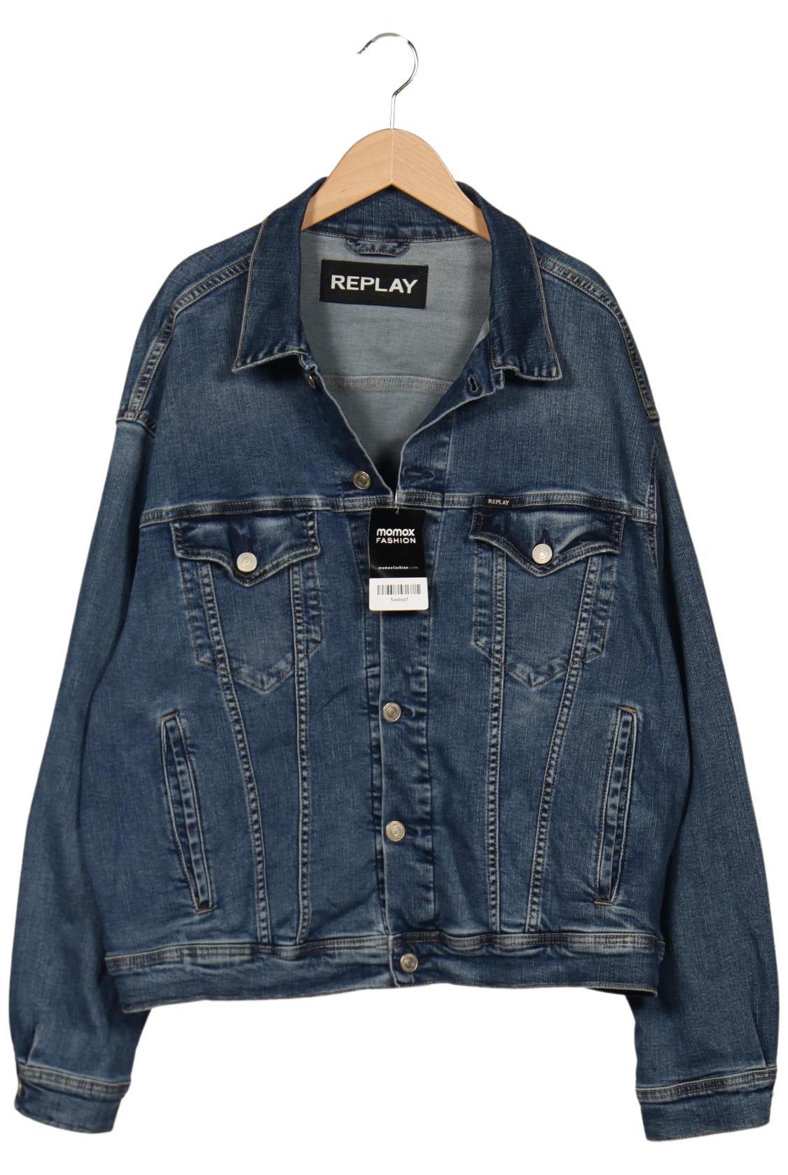 

Replay Damen Jacke, blau, Gr. 48