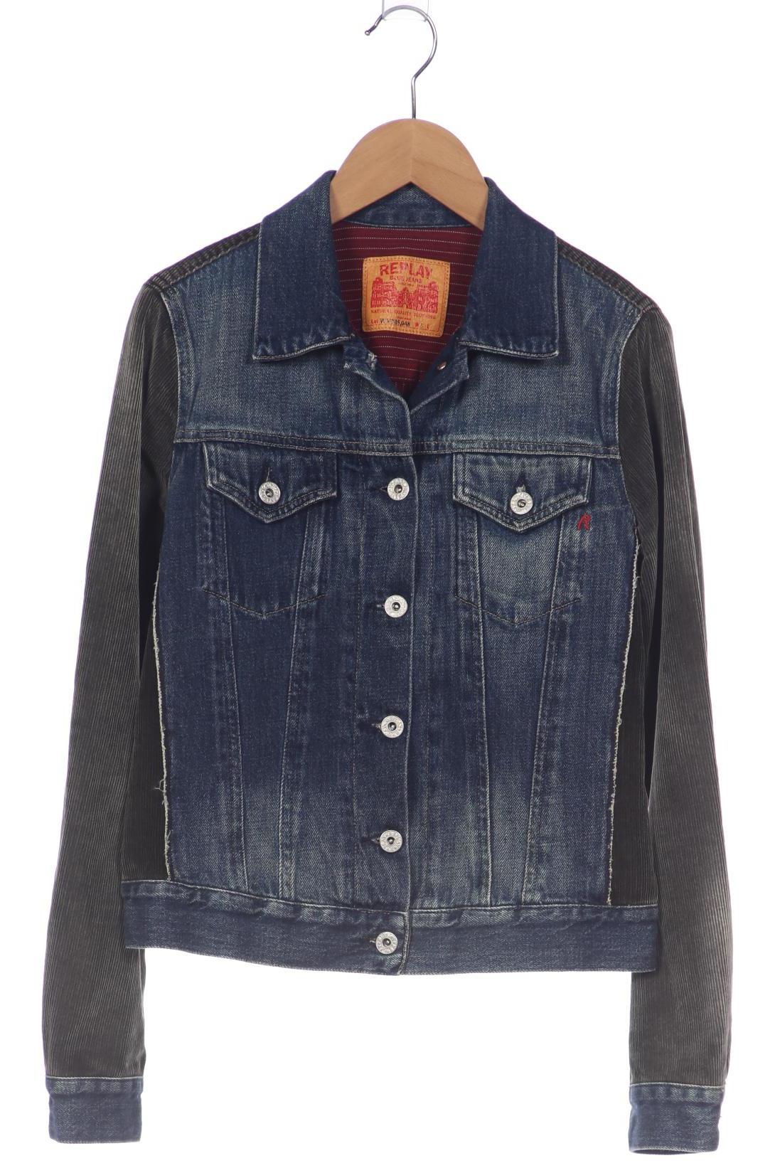 

Replay Damen Jacke, marineblau, Gr. 36