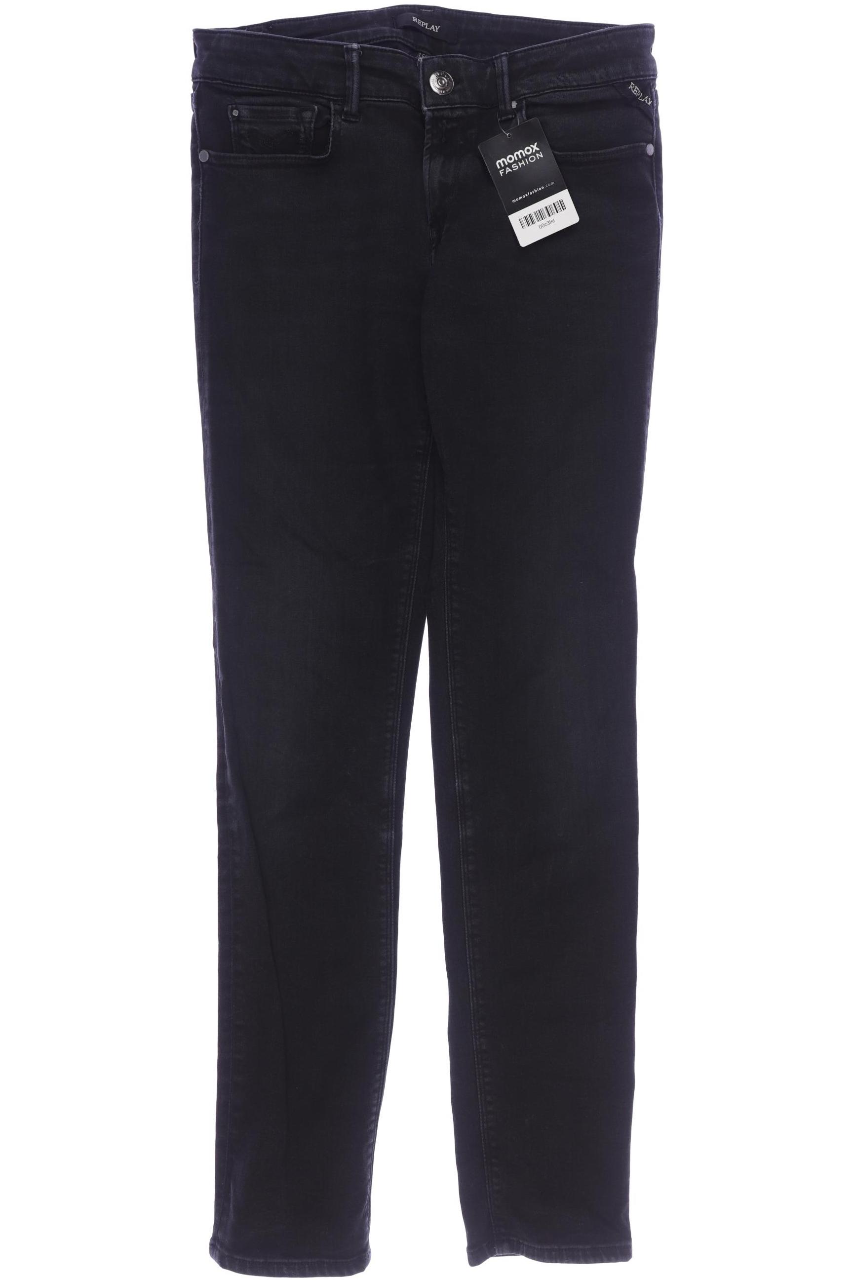 

Replay Damen Jeans, schwarz, Gr. 29
