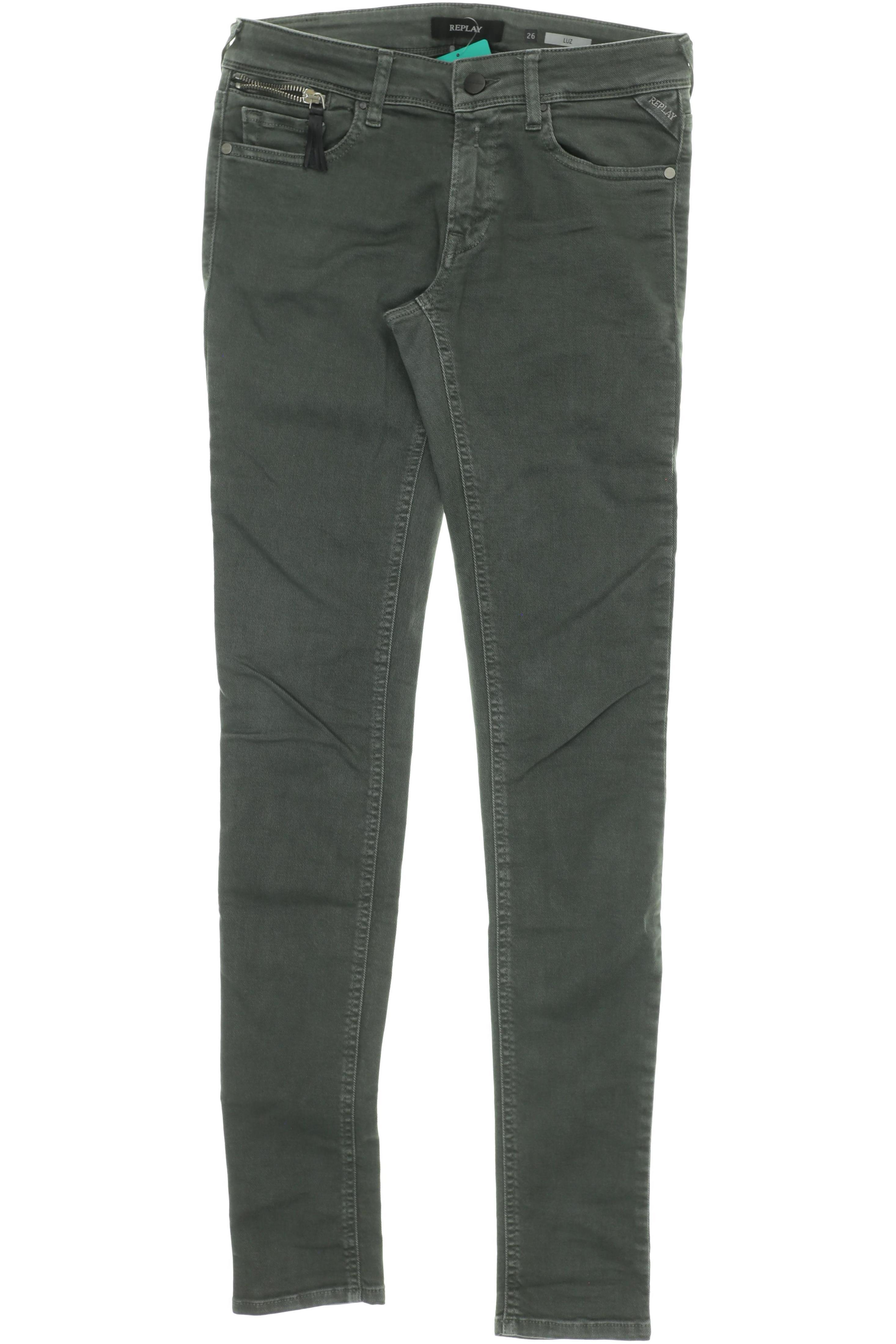 

Replay Damen Jeans, grün, Gr. 26