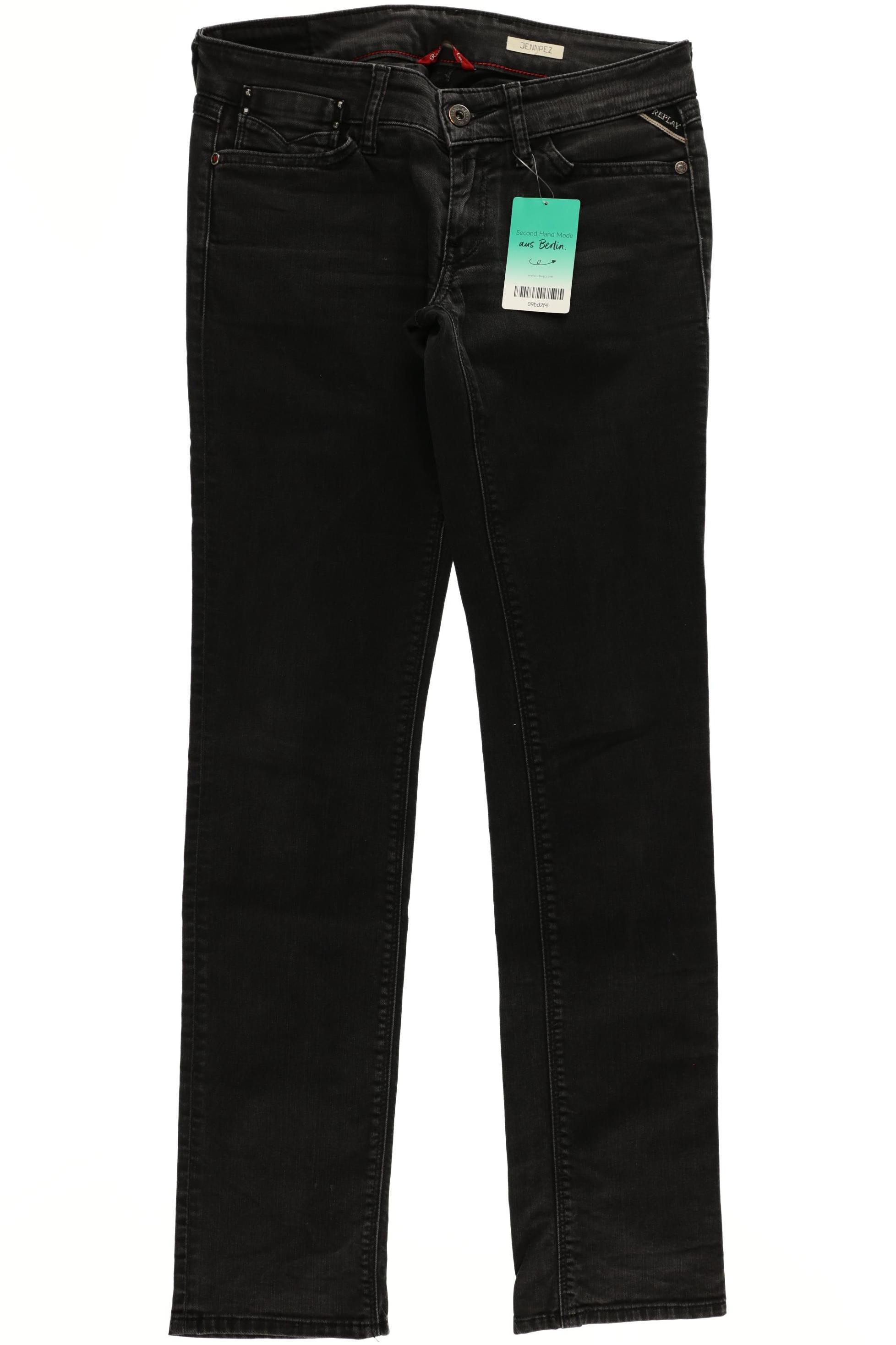 

Replay Damen Jeans, schwarz, Gr. 26