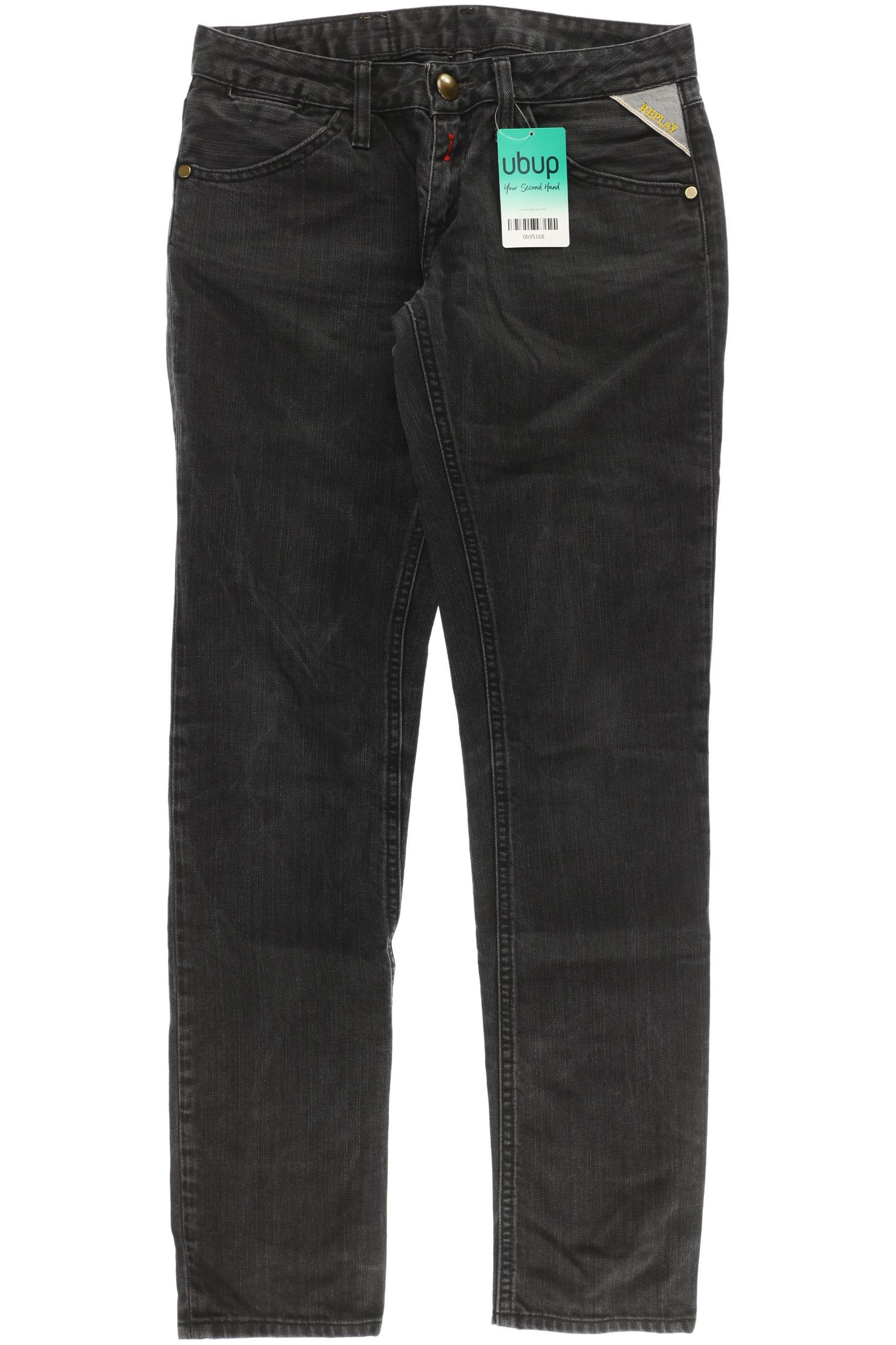 

Replay Damen Jeans, schwarz, Gr. 27