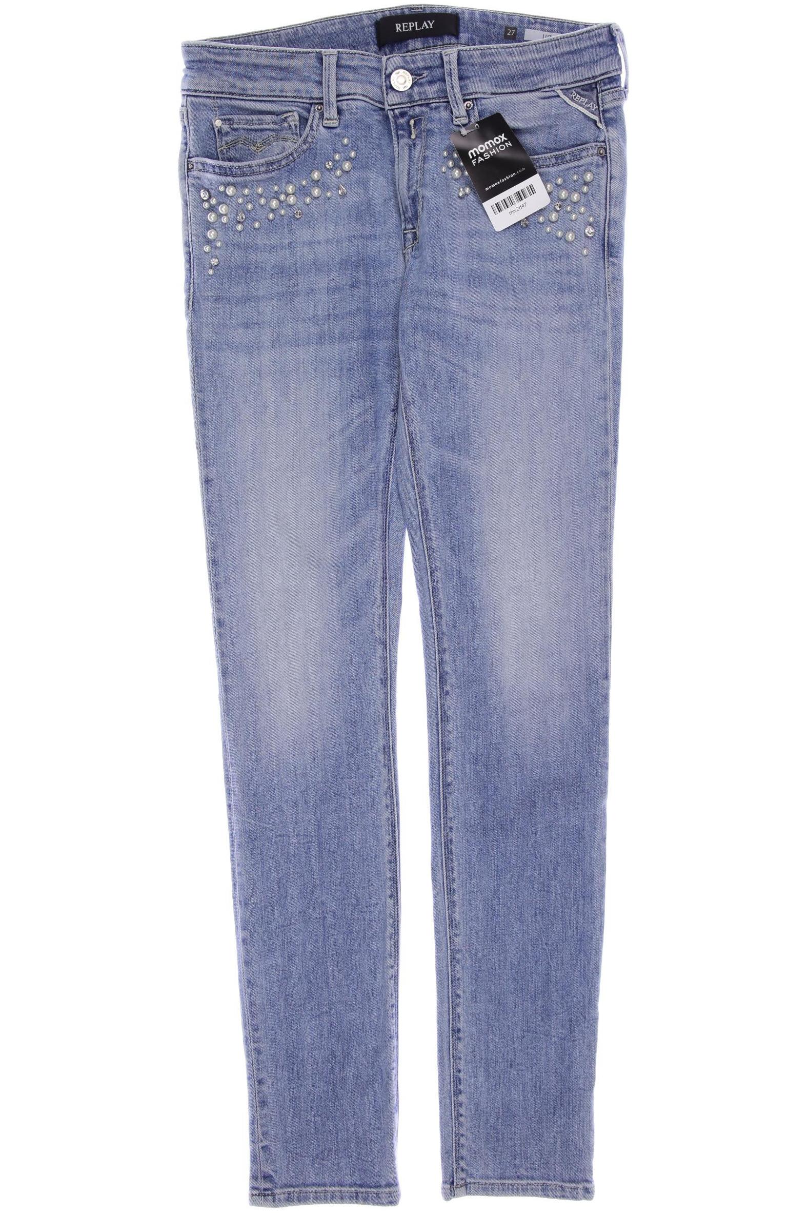 

Replay Damen Jeans, blau