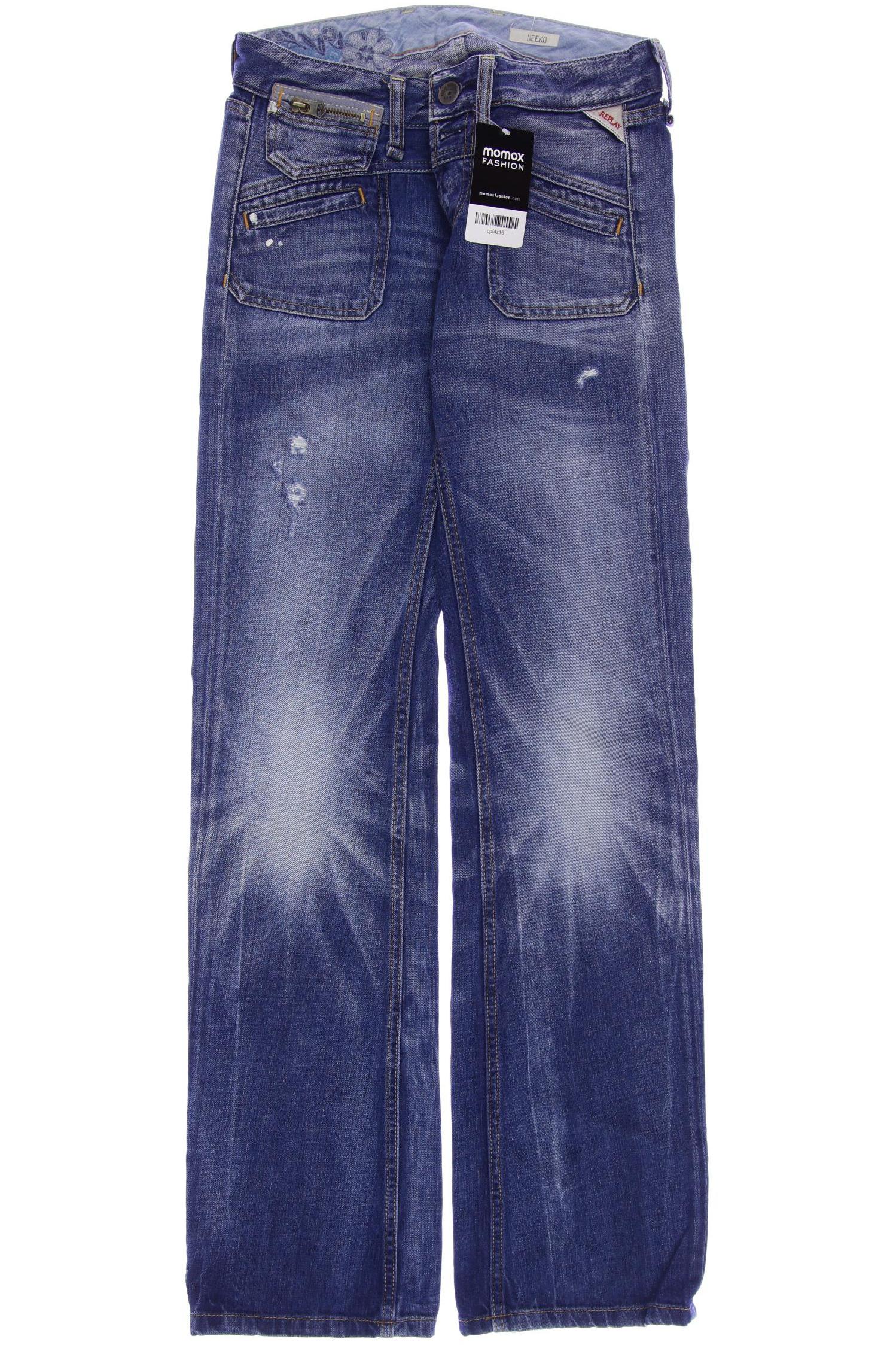 

Replay Damen Jeans, blau