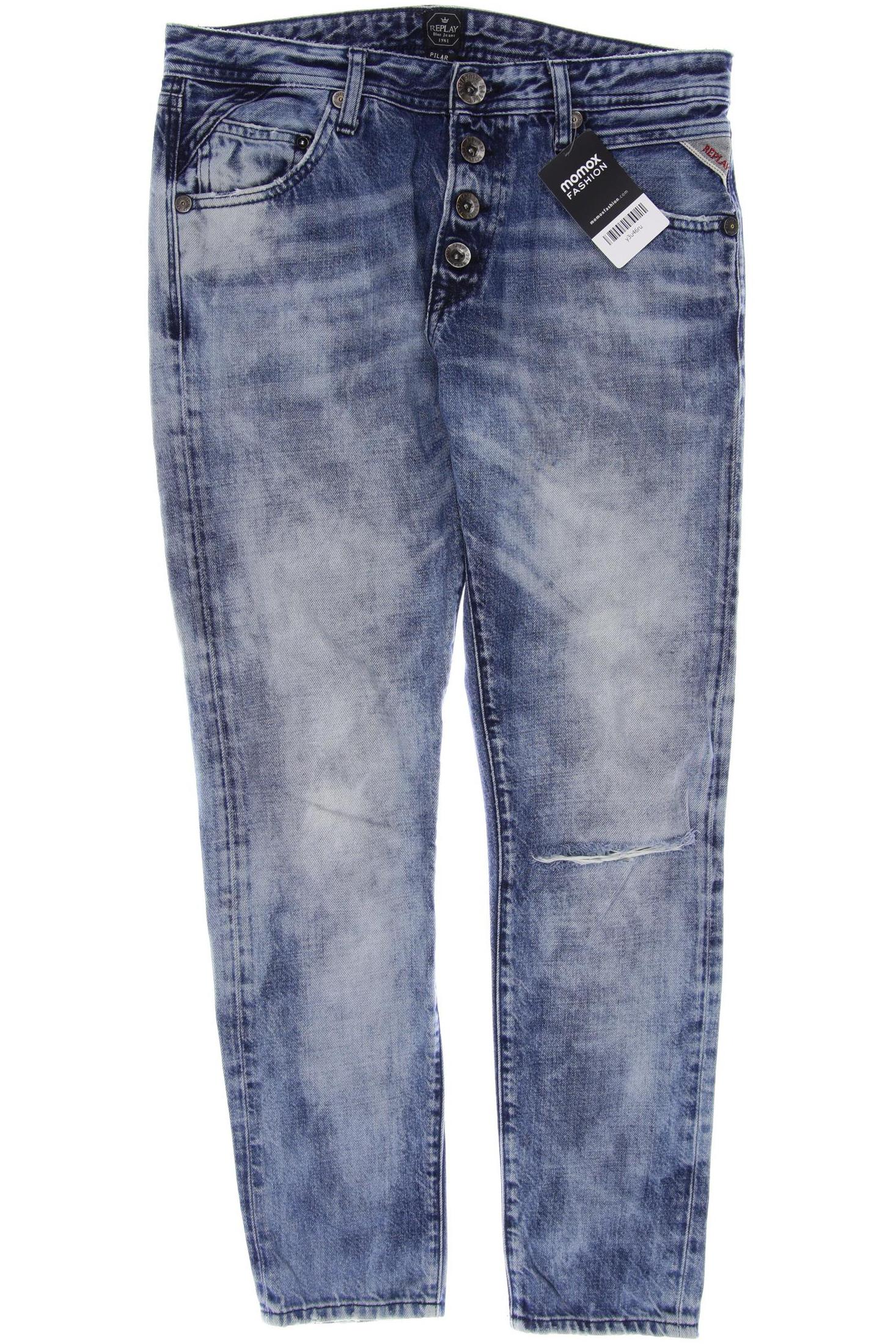 

Replay Damen Jeans, blau