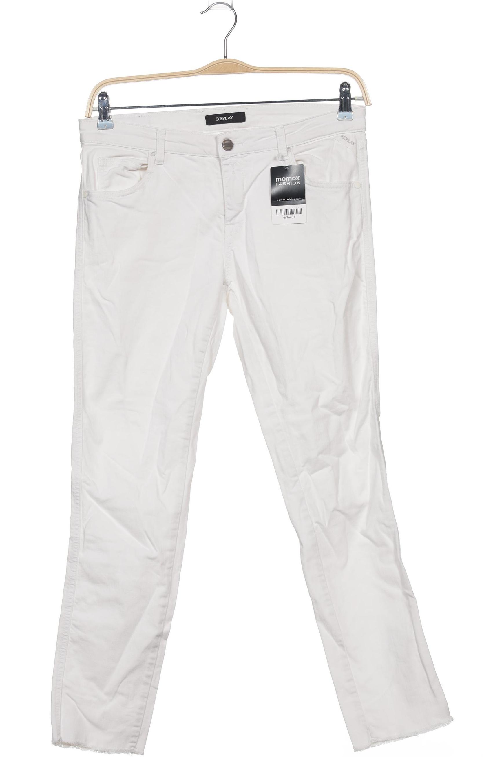 

Replay Damen Jeans, weiß, Gr. 32
