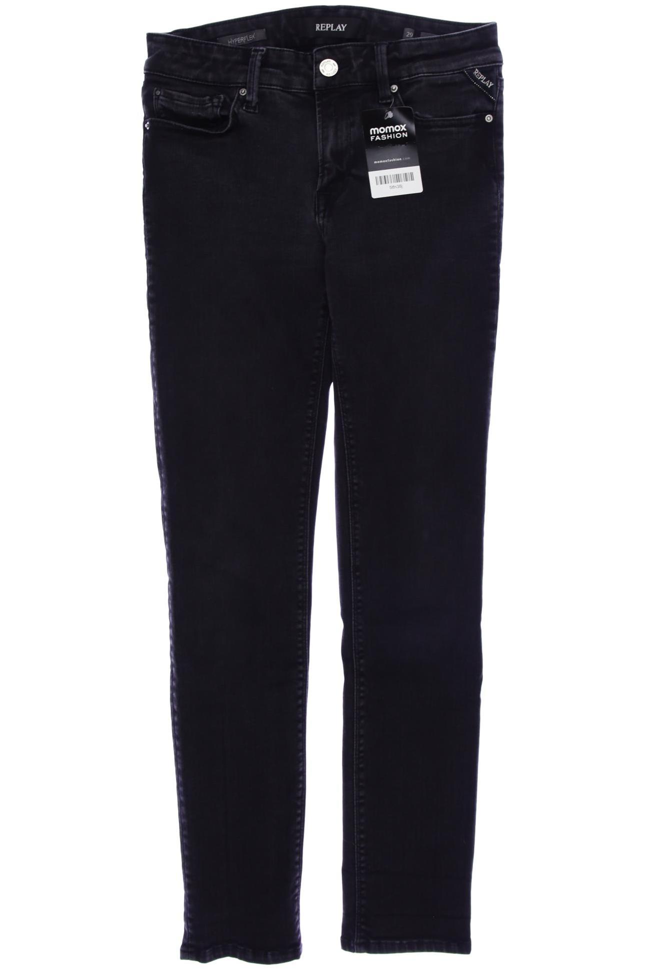 

Replay Damen Jeans, schwarz, Gr. 29
